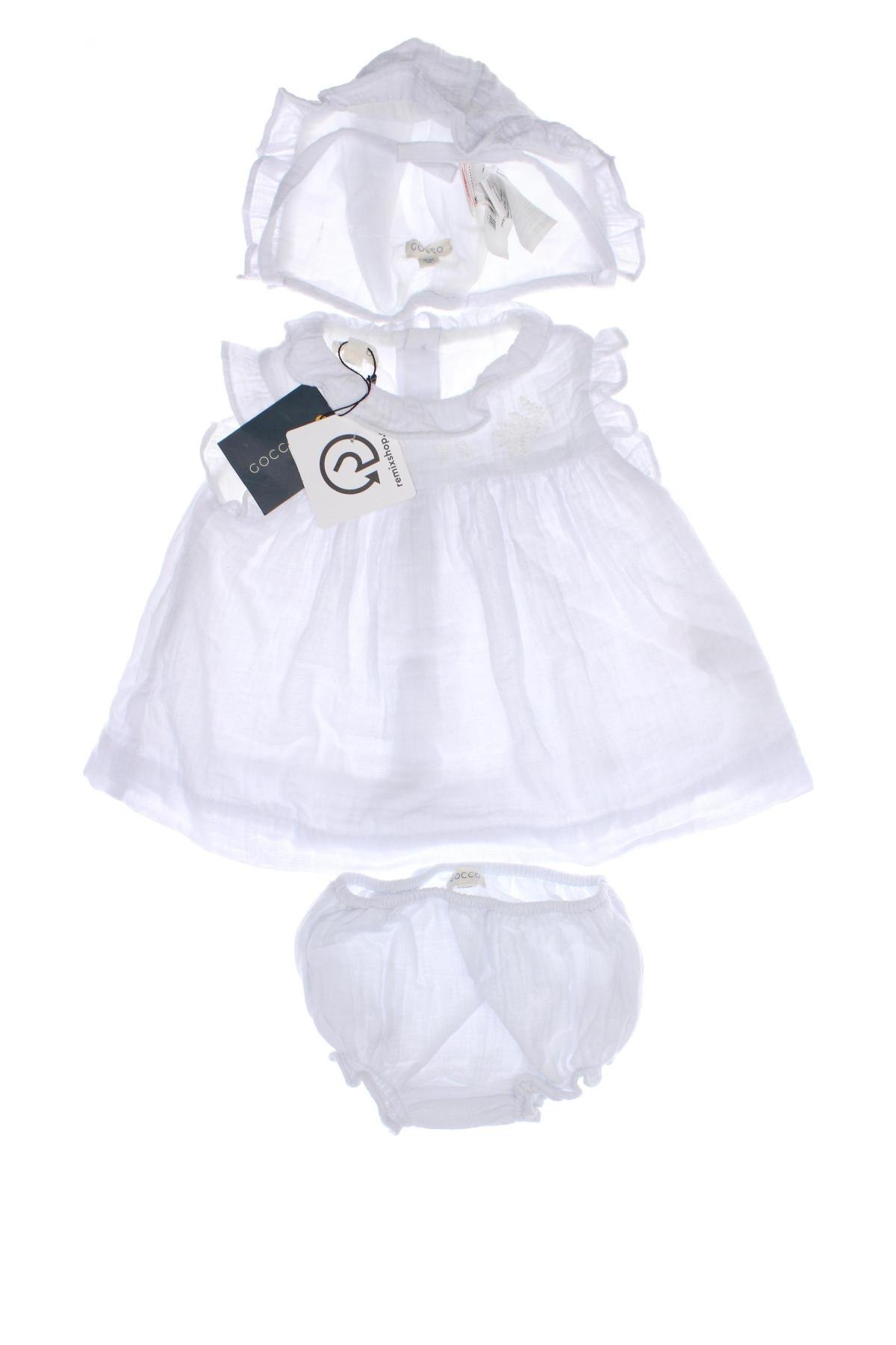 Детски комплект Gocco, Размер 9-12m/ 74-80 см, Цвят Бял, Цена 89,00 лв.