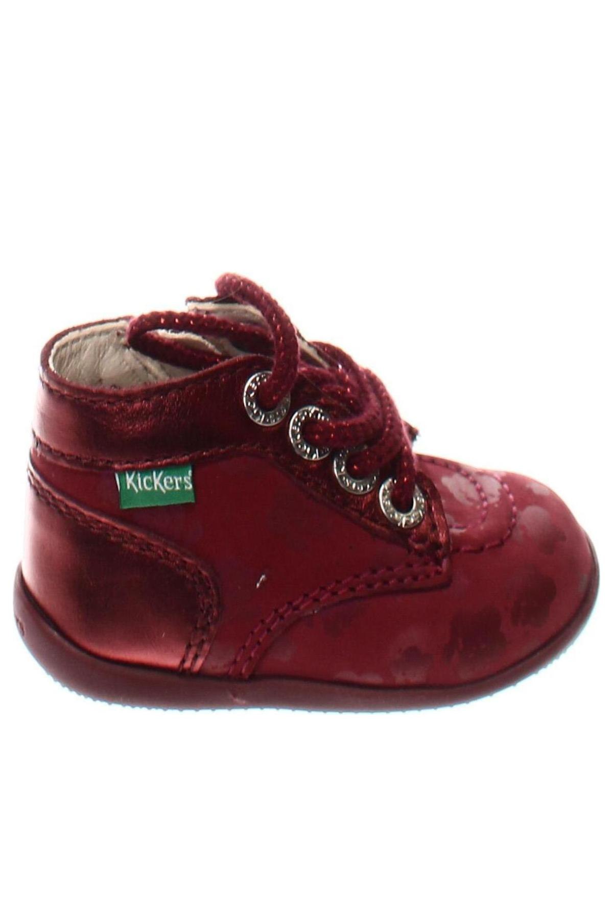 Dětské boty  Kickers, Velikost 18, Barva Červená, Cena  939,00 Kč