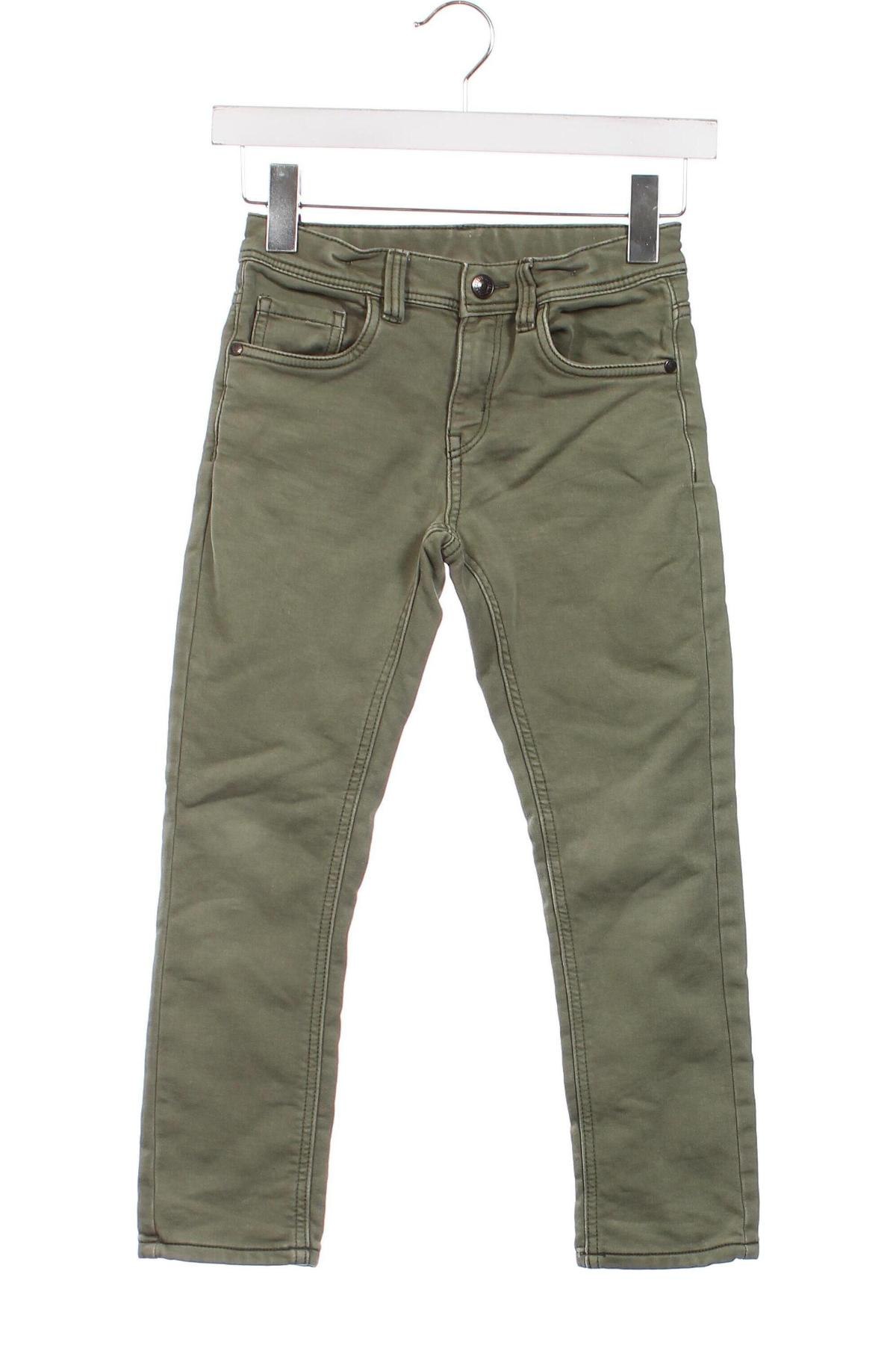 Детски панталон C&A, Размер 5-6y/ 116-122 см, Цвят Зелен, Цена 21,00 лв.