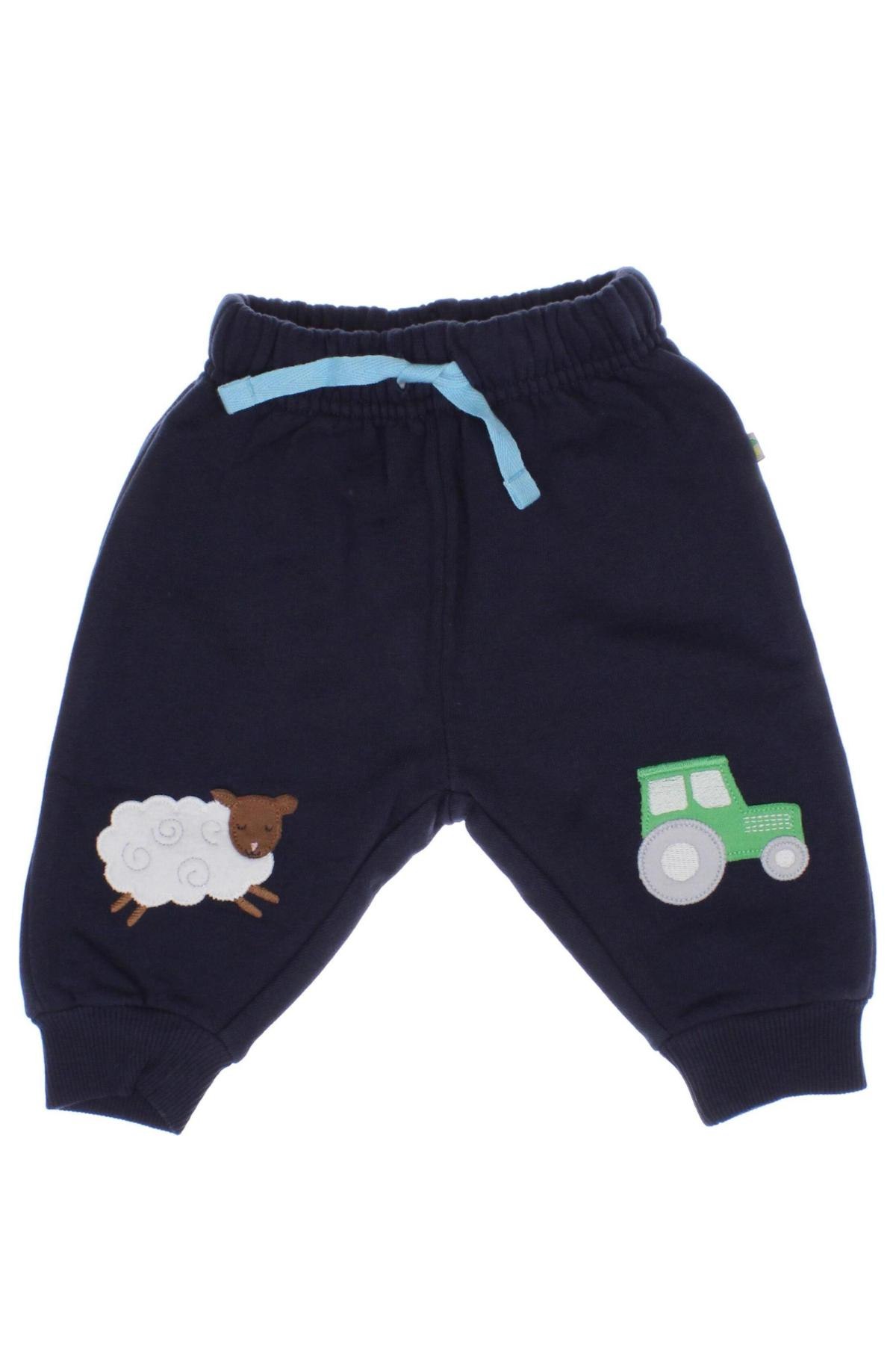 Детски панталон Frugi, Размер 2-3m/ 56-62 см, Цвят Син, Цена 20,40 лв.