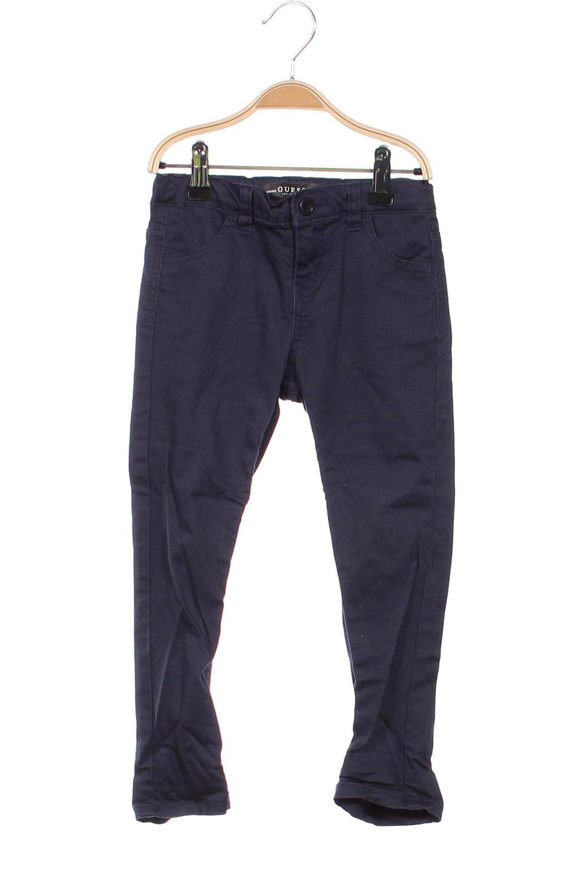 Детски панталон Guess, Размер 3-4y/ 104-110 см, Цвят Син, Цена 41,00 лв.