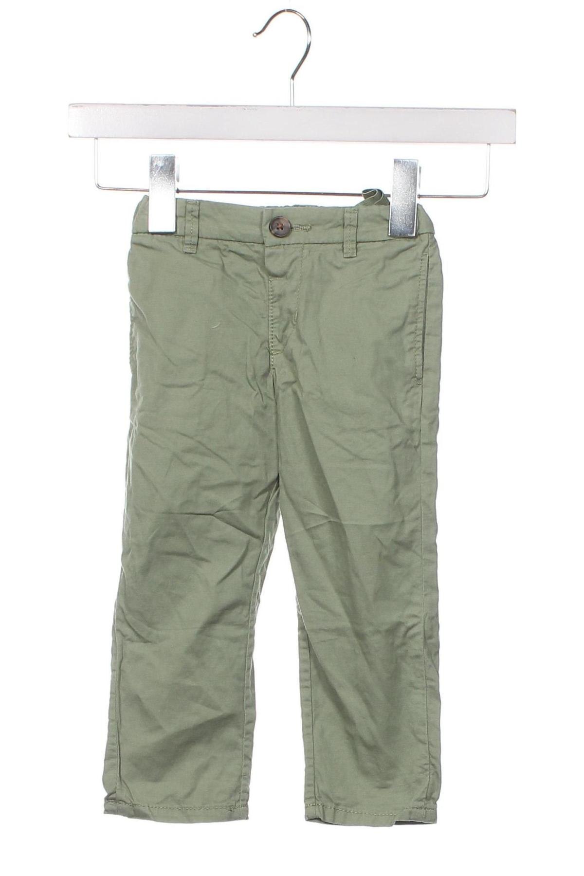 Dziecięce spodnie H&M, Rozmiar 18-24m/ 86-98 cm, Kolor Zielony, Cena 26,28 zł