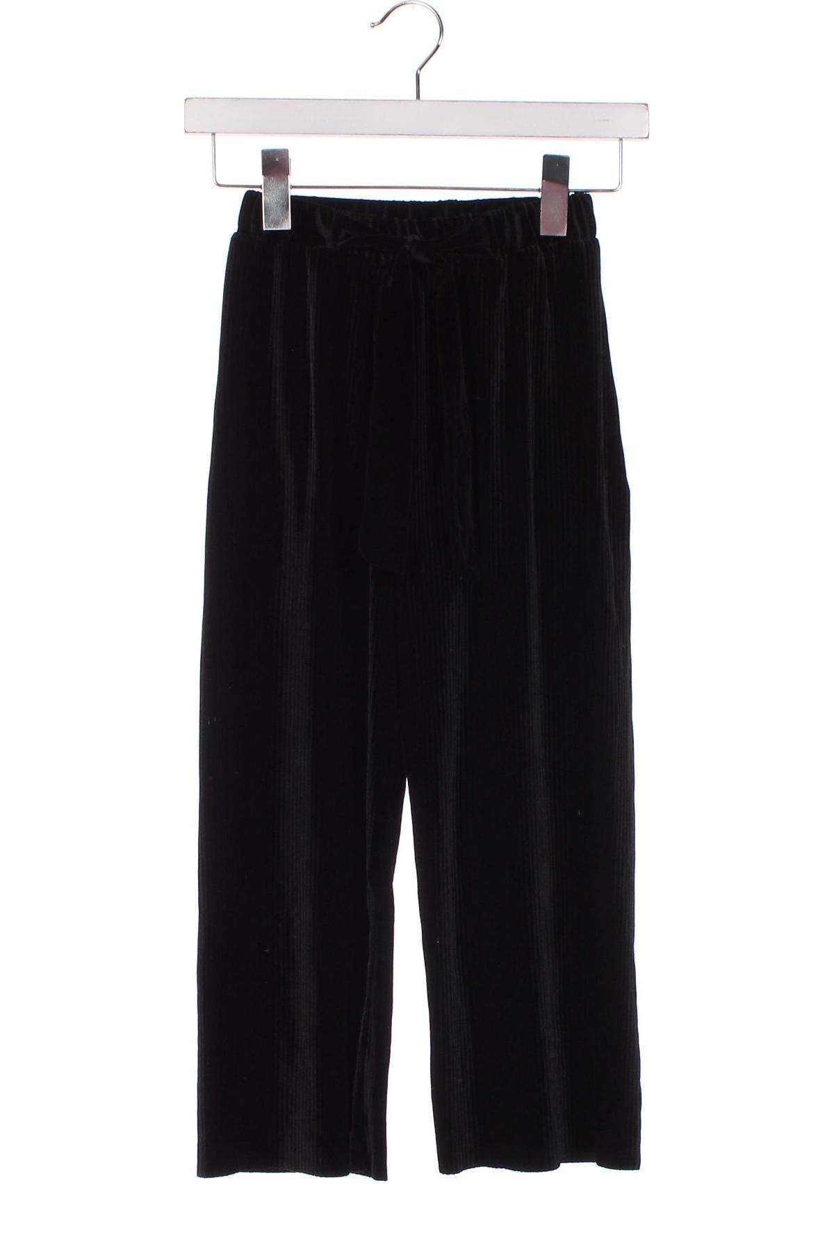 Детски панталон Zara, Размер 8-9y/ 134-140 см, Цвят Черен, Цена 24,00 лв.
