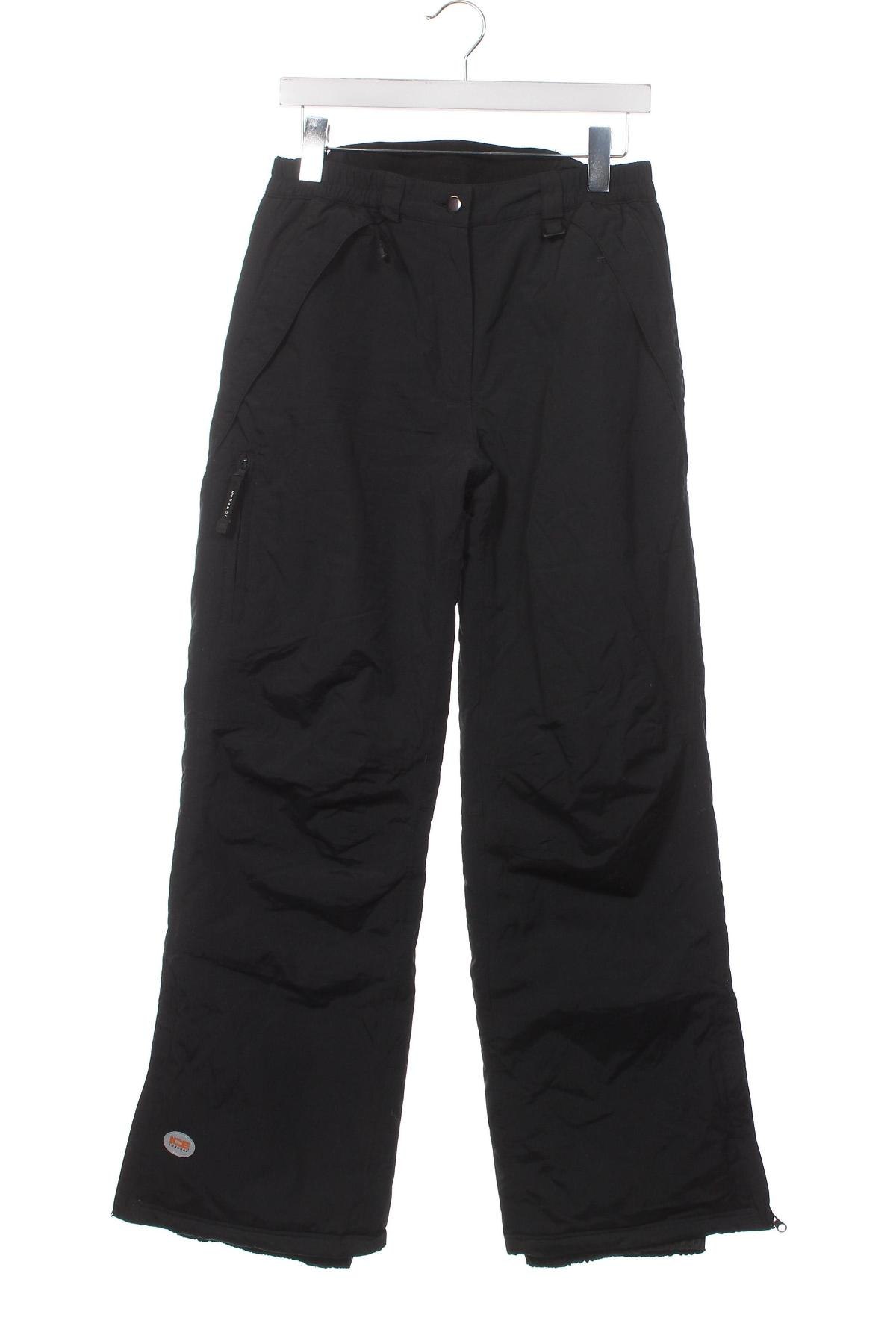 Παιδικό παντελόνι για χειμερινά σπορ, Μέγεθος 12-13y/ 158-164 εκ., Χρώμα Μαύρο, Τιμή 8,88 €