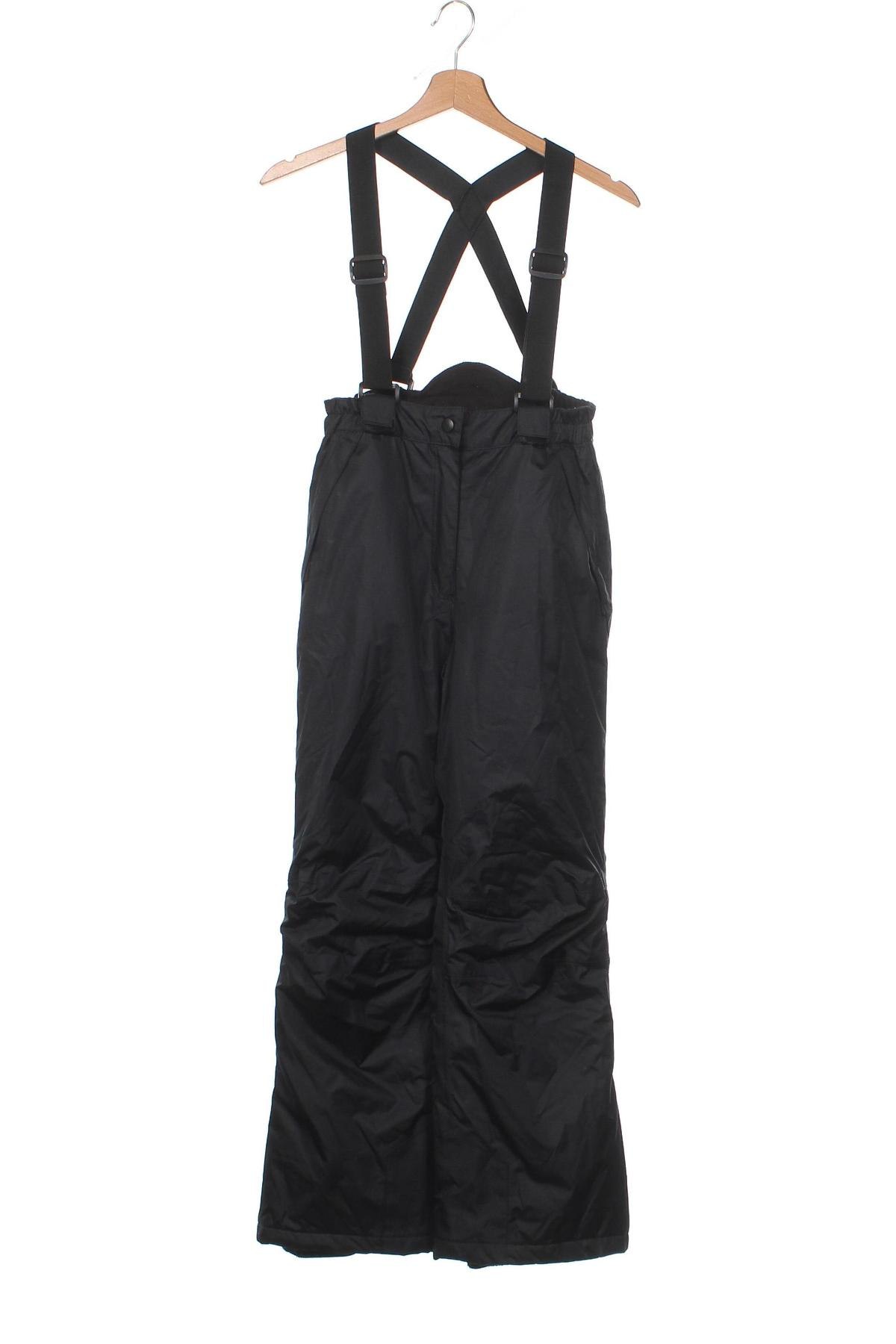 Pantaloni pentru copii pentru sporturi de iarnă Pocopiano, Mărime 10-11y/ 146-152 cm, Culoare Negru, Preț 56,84 Lei