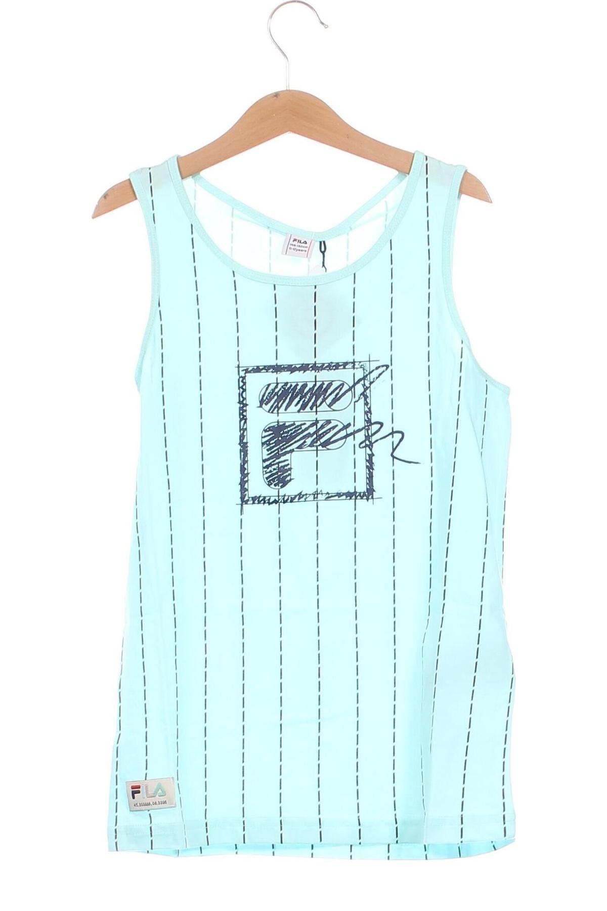 Μπλουζάκι αμάνικο παιδικό FILA, Μέγεθος 11-12y/ 152-158 εκ., Χρώμα Μπλέ, Τιμή 24,23 €