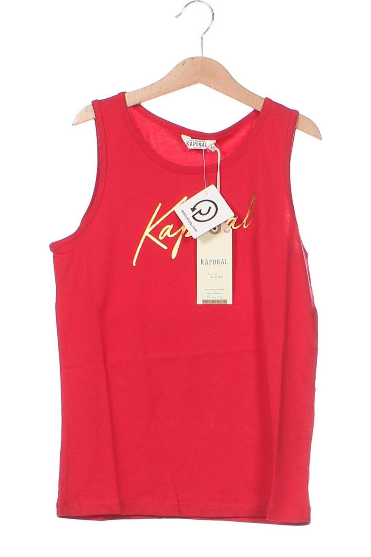 Μπλουζάκι αμάνικο παιδικό Kaporal, Μέγεθος 11-12y/ 152-158 εκ., Χρώμα Κόκκινο, Τιμή 5,95 €