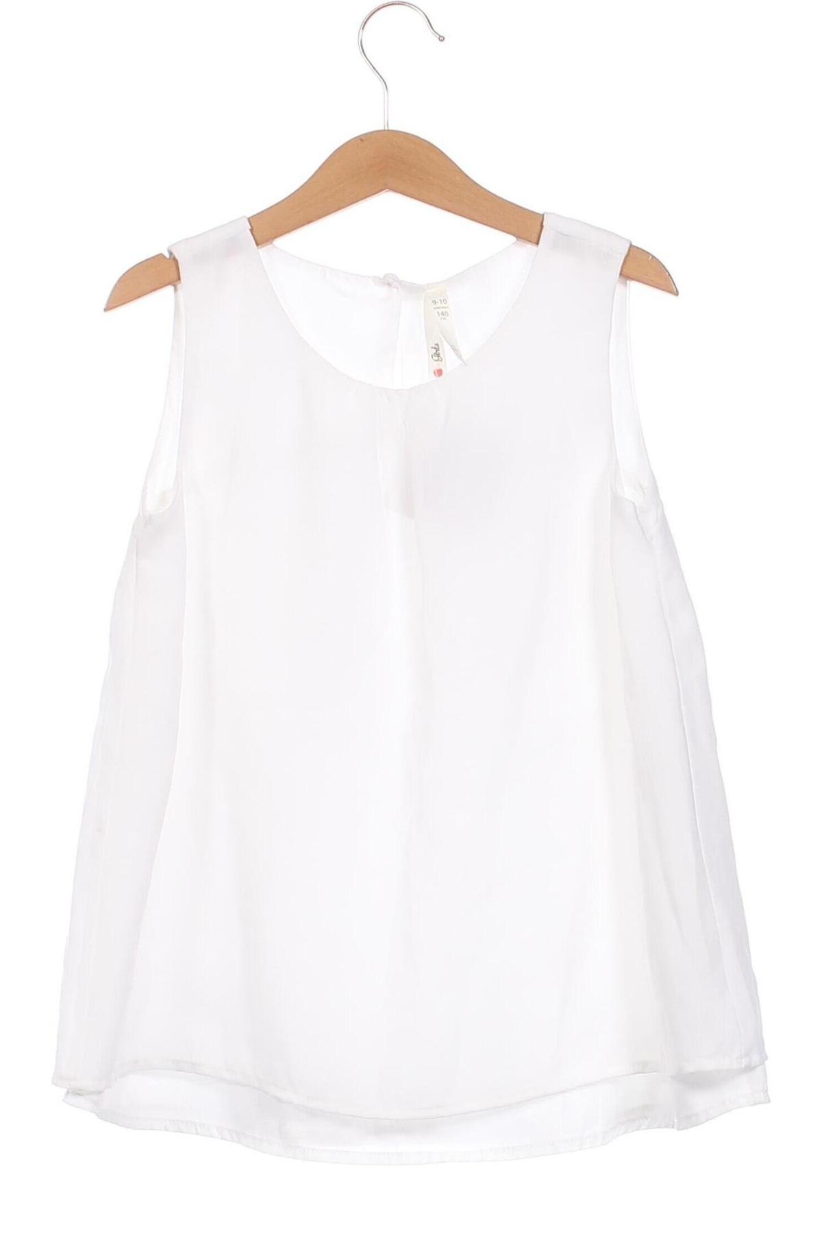 Μπλουζάκι αμάνικο παιδικό LFT, Μέγεθος 8-9y/ 134-140 εκ., Χρώμα Λευκό, Τιμή 6,14 €