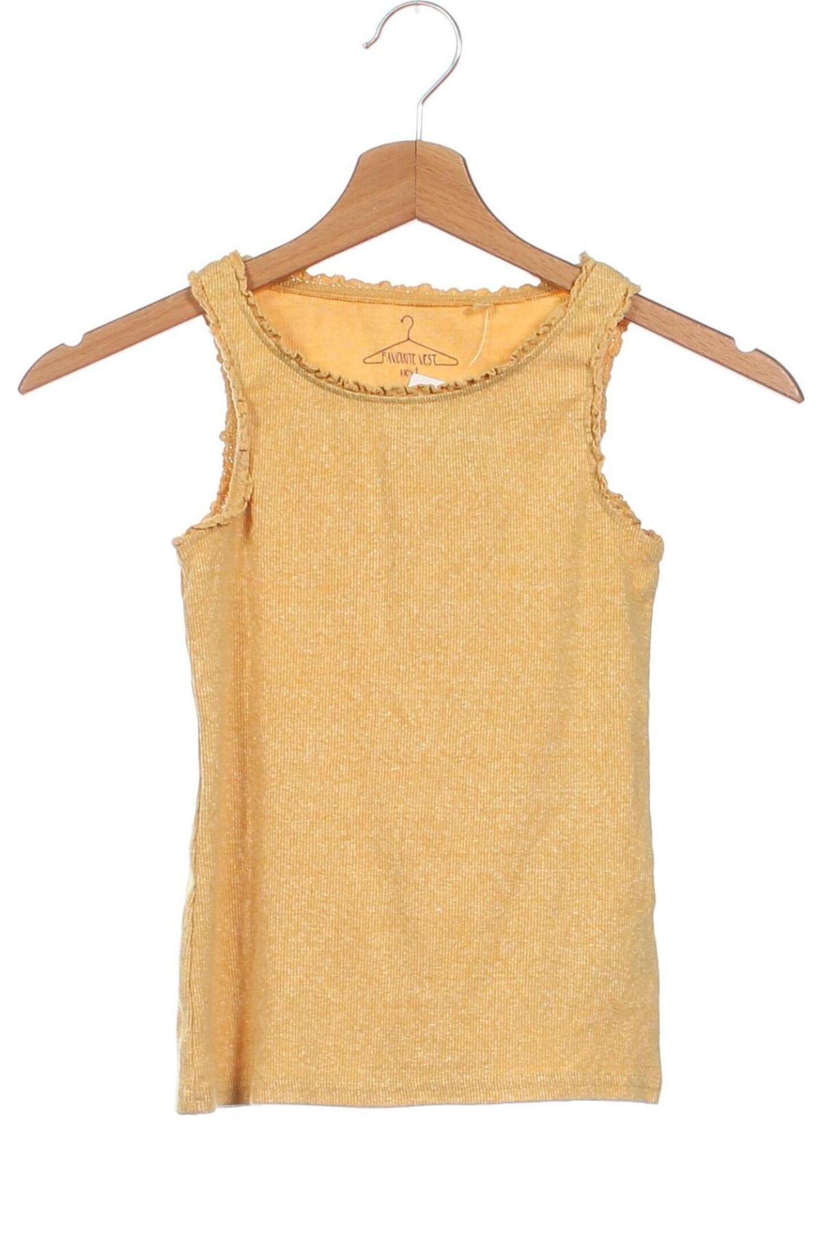 Μπλουζάκι αμάνικο παιδικό Next, Μέγεθος 5-6y/ 116-122 εκ., Χρώμα Κίτρινο, Τιμή 7,68 €
