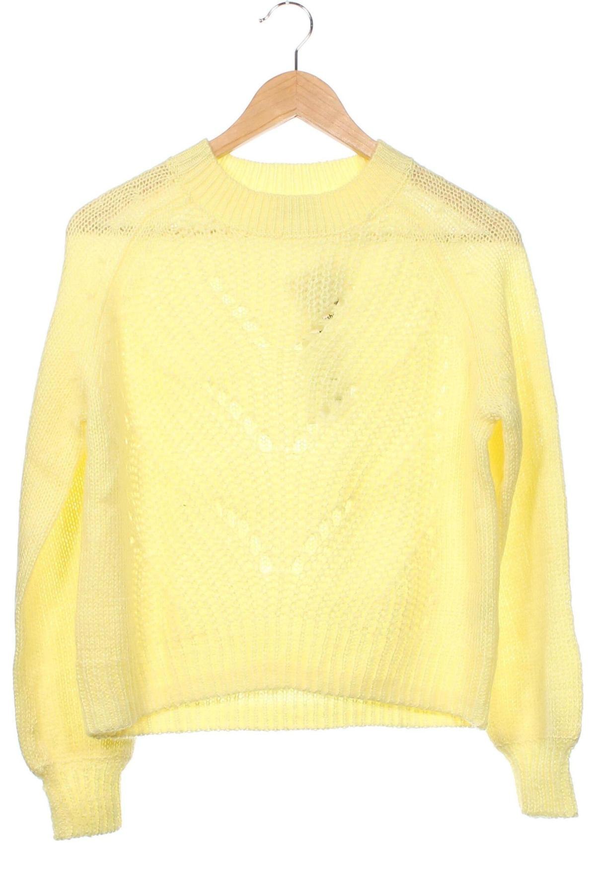 Детски пуловер Crunk Thread, Размер 12-13y/ 158-164 см, Цвят Жълт, Цена 12,22 лв.