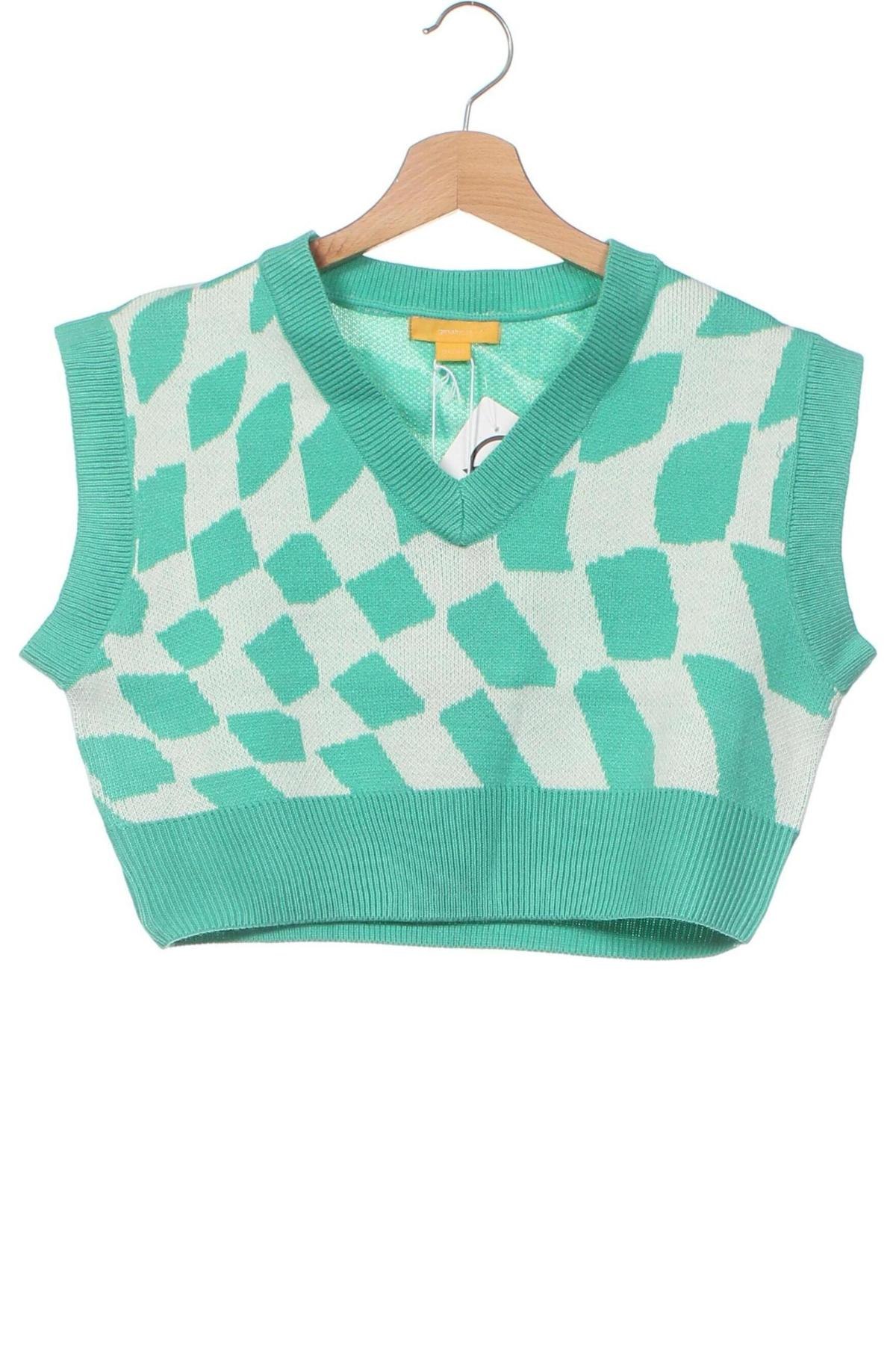 Детски пуловер Gina Tricot, Размер 8-9y/ 134-140 см, Цвят Зелен, Цена 6,90 лв.