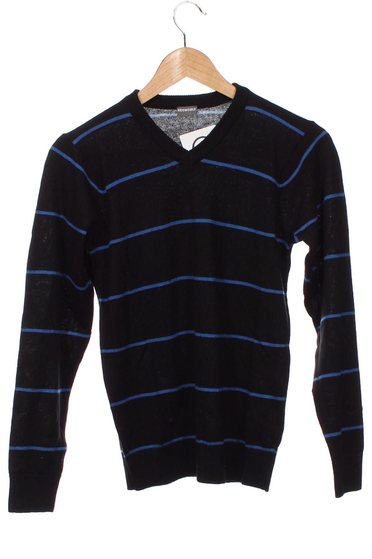 Детски пуловер Kids World, Размер 11-12y/ 152-158 см, Цвят Черен, Цена 12,15 лв.