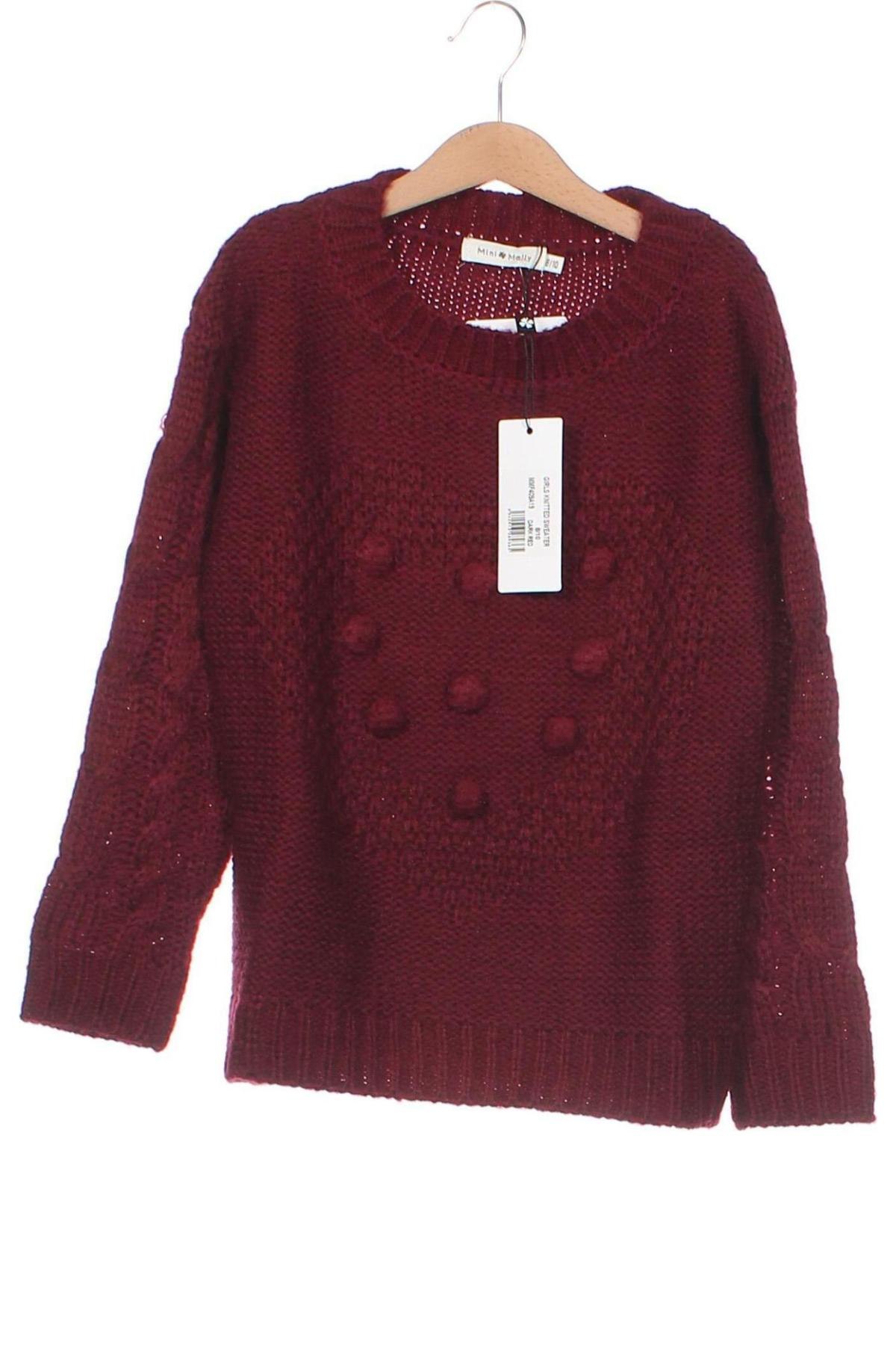 Kinderpullover Mini Molly, Größe 8-9y/ 134-140 cm, Farbe Rot, Preis 9,20 €