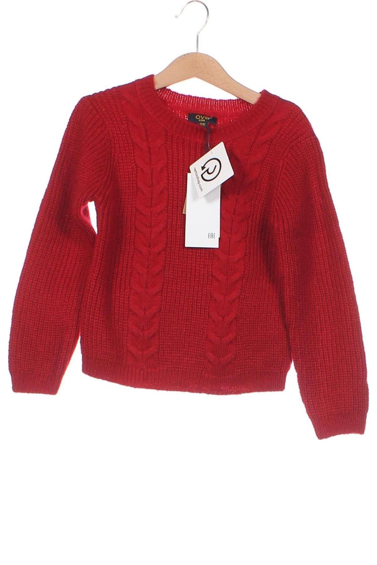 Παιδικό πουλόβερ Oviesse, Μέγεθος 5-6y/ 116-122 εκ., Χρώμα Κόκκινο, Τιμή 7,93 €