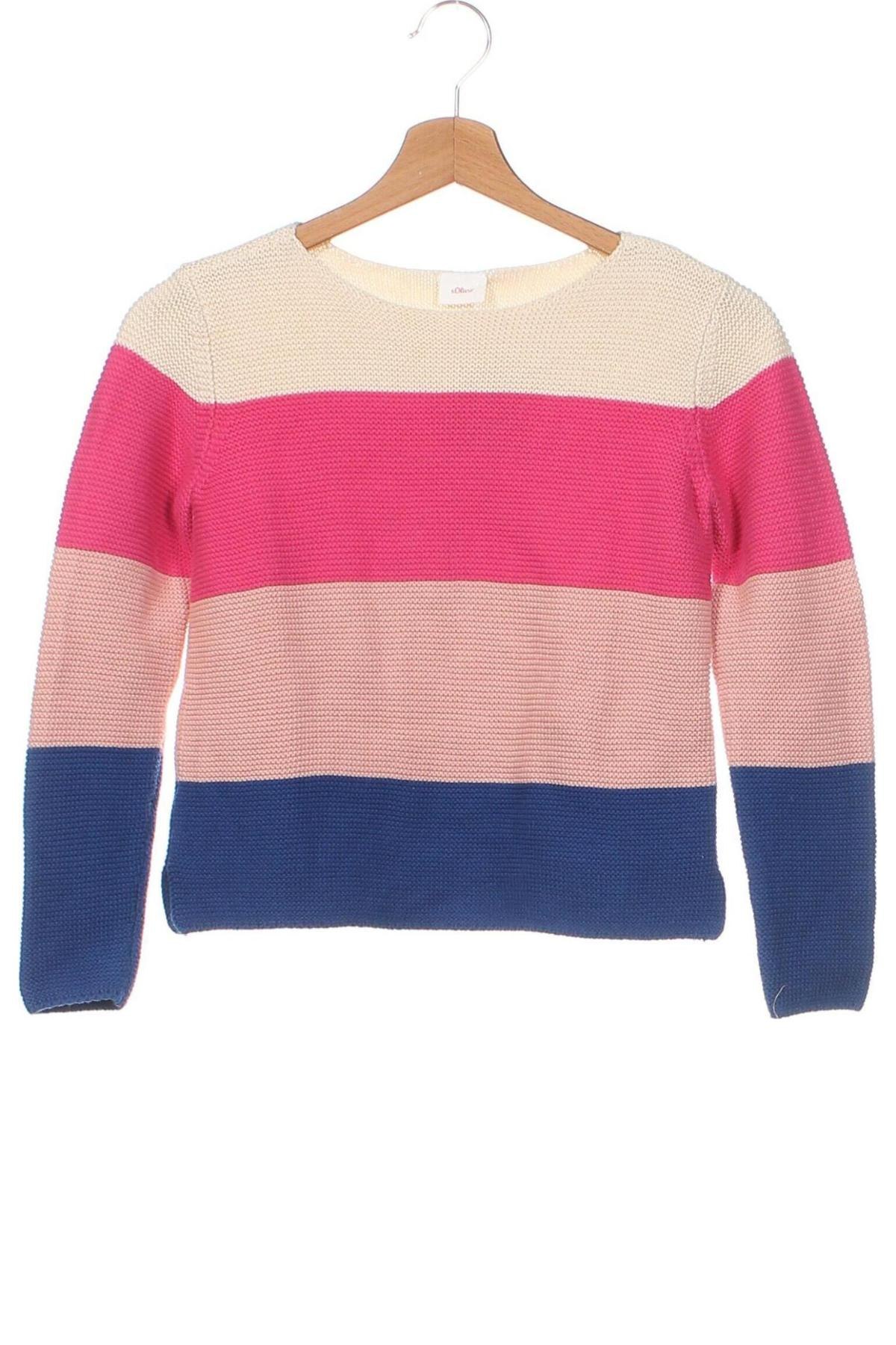 Детски пуловер S.Oliver, Размер 11-12y/ 152-158 см, Цвят Многоцветен, Цена 22,00 лв.