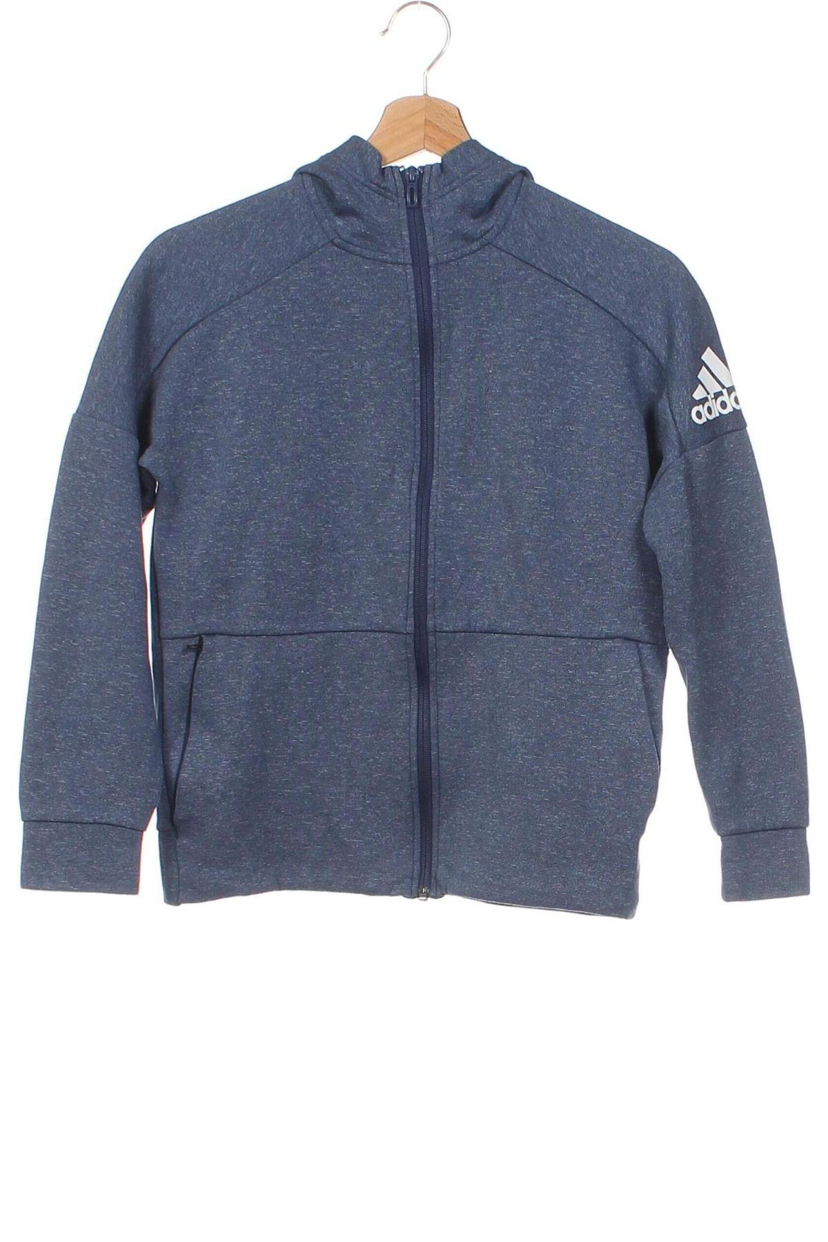 Gyerek sweatshirt Adidas, Méret 10-11y / 146-152 cm, Szín Kék, Ár 8 993 Ft