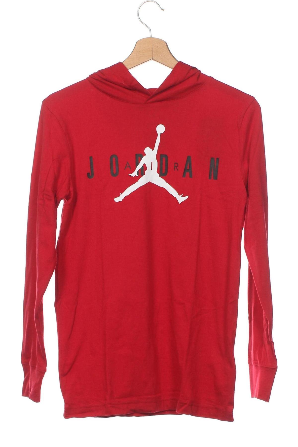 Kinder Sweatshirts Air Jordan Nike, Größe 12-13y/ 158-164 cm, Farbe Rot, Preis € 57,73