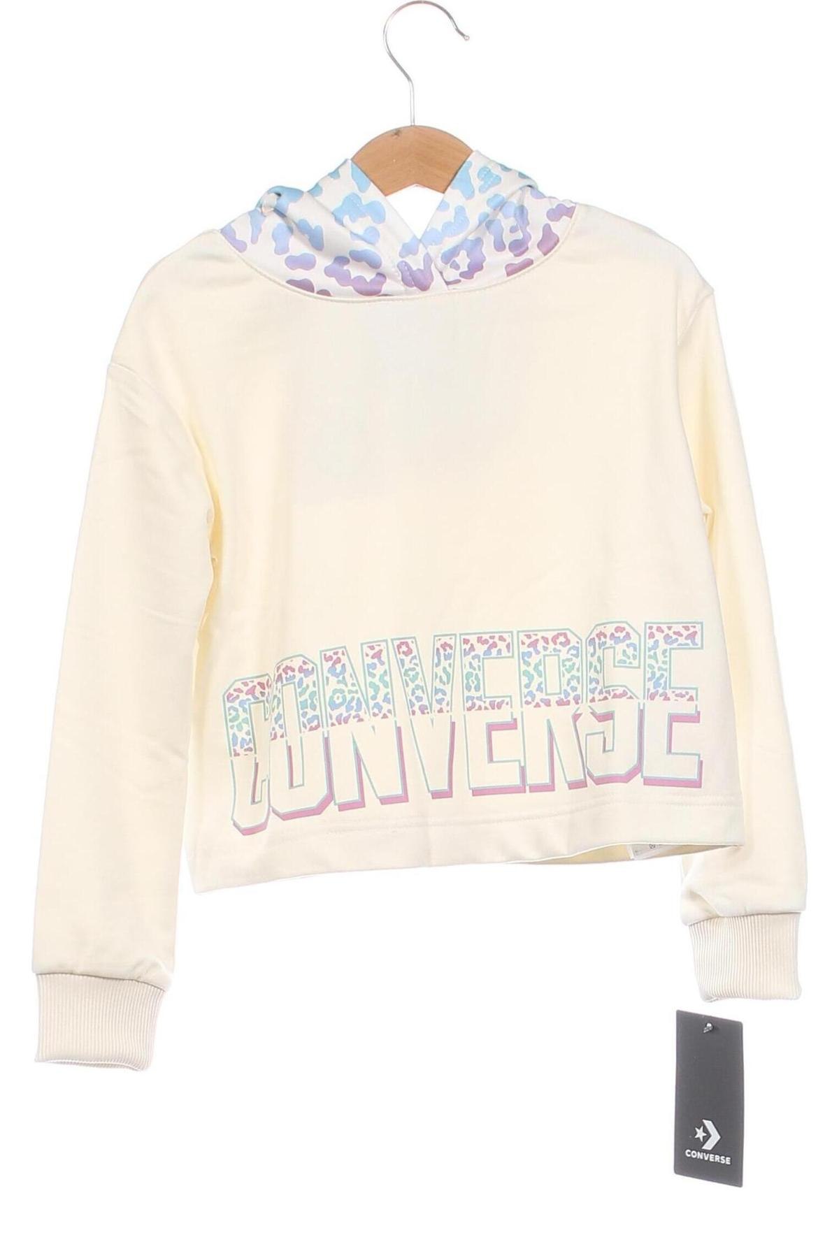 Kinder Sweatshirts Converse, Größe 3-4y/ 104-110 cm, Farbe Ecru, Preis 40,08 €