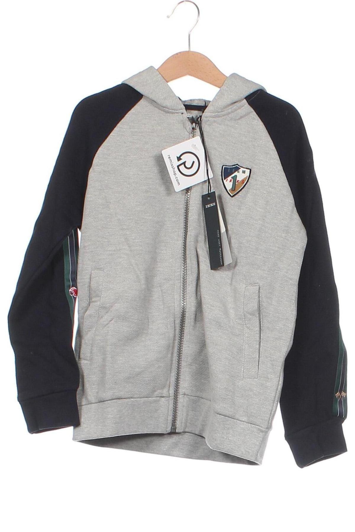 Kinder Sweatshirts IKKS, Größe 7-8y/ 128-134 cm, Farbe Grau, Preis 54,27 €