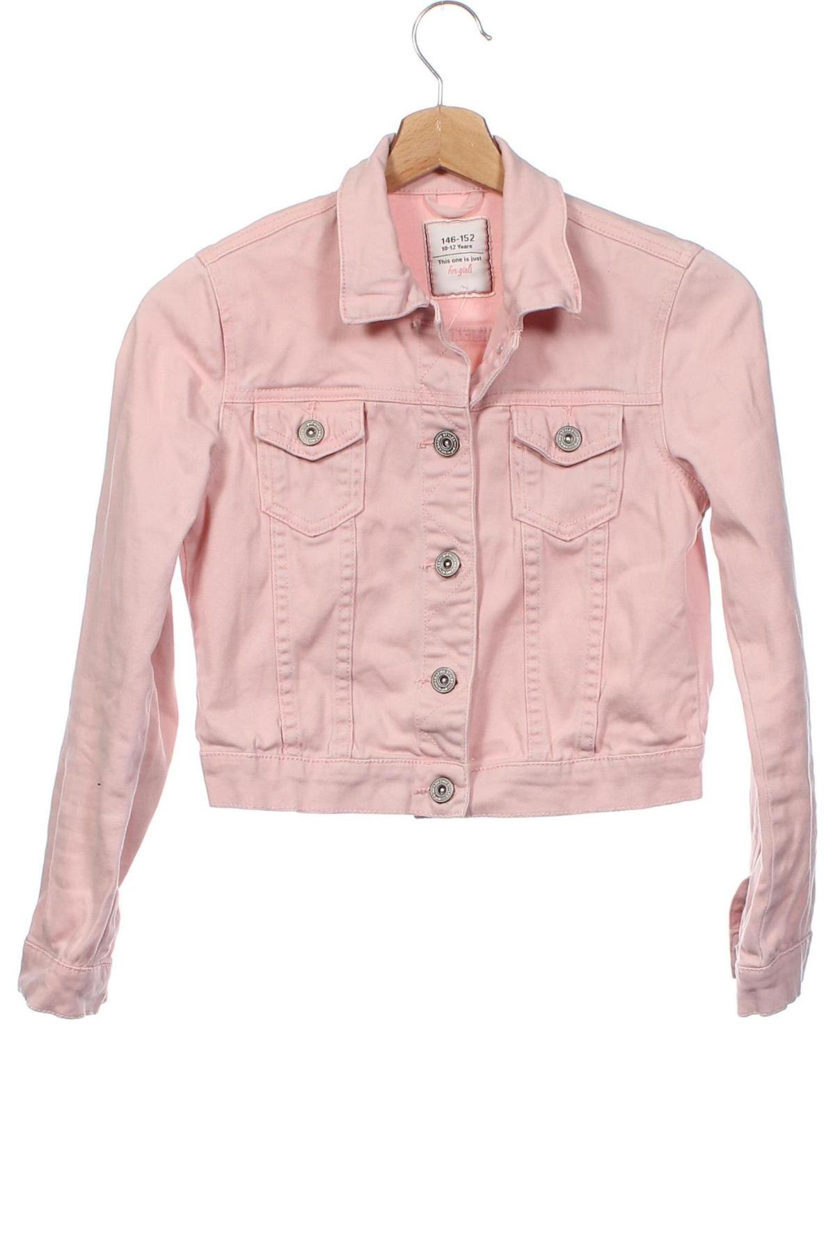 Detská džínsová bunda , Veľkosť 10-11y/ 146-152 cm, Farba Ružová, Cena  14,22 €