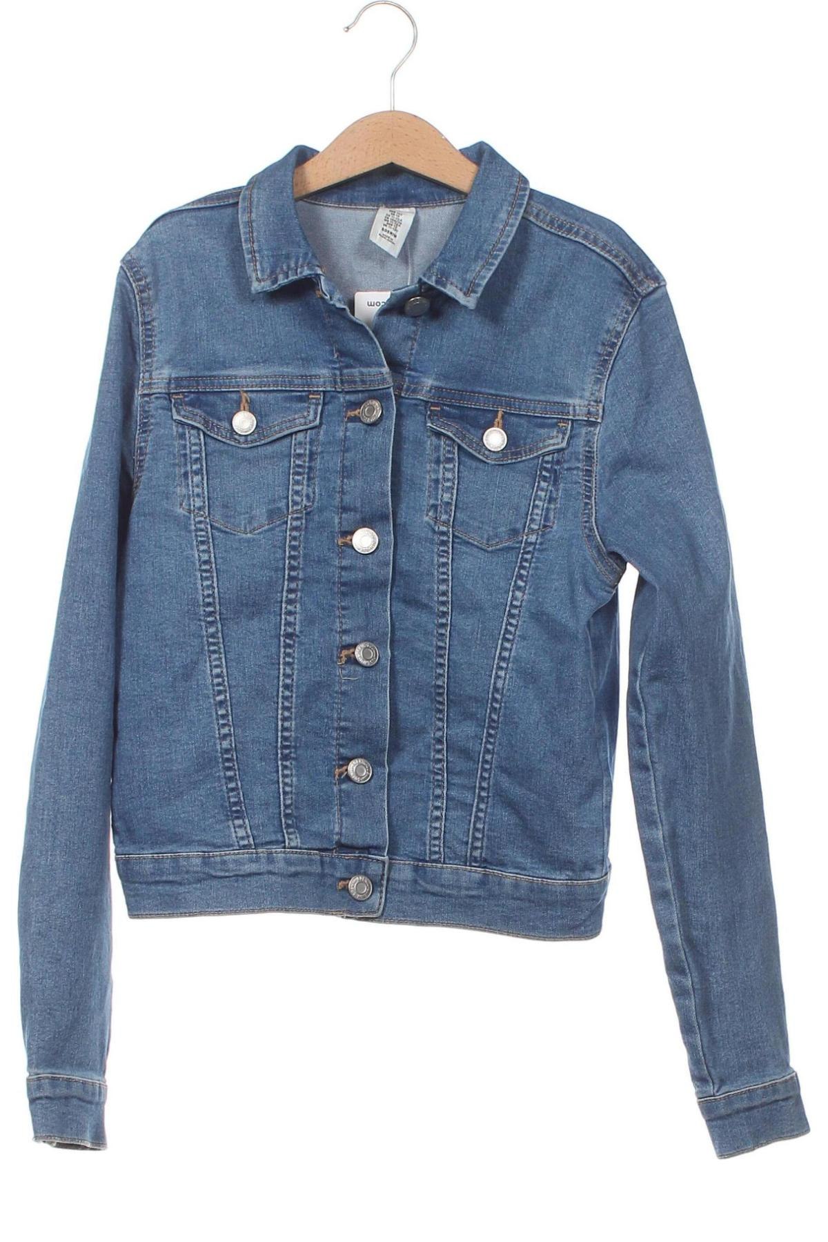 Detská džínsová bunda  H&M, Veľkosť 11-12y/ 152-158 cm, Farba Modrá, Cena  9,05 €