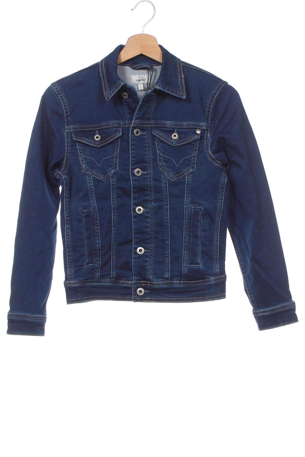 Dětská džínová bunda  Pepe Jeans, Velikost 11-12y/ 152-158 cm, Barva Modrá, Cena  922,00 Kč
