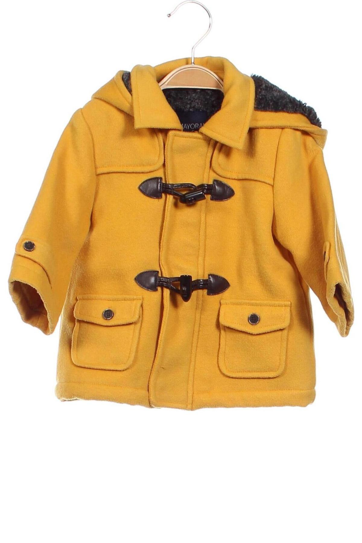 Dětský kabát  Mayoral, Velikost 3-6m/ 62-68 cm, Barva Žlutá, Cena  240,00 Kč