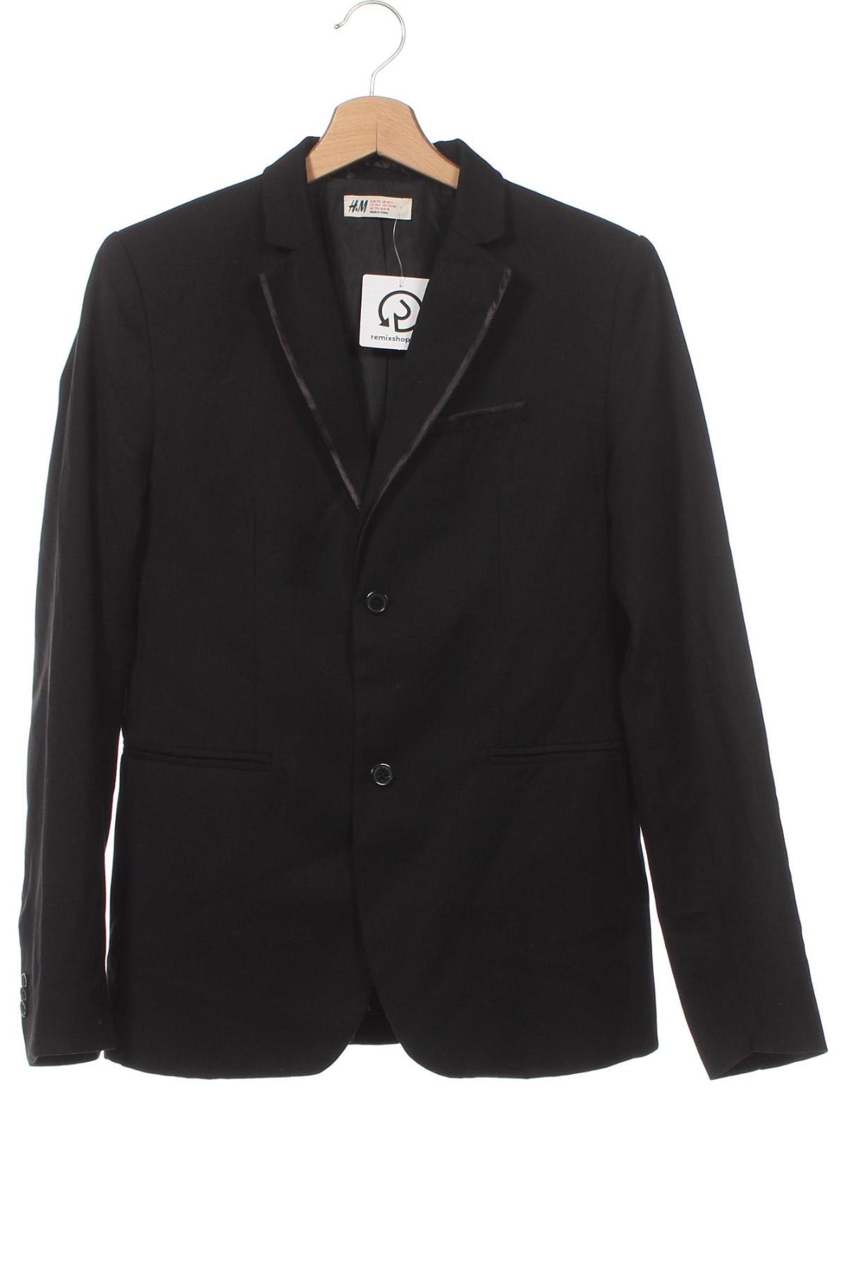 Παιδικό σακάκι H&M, Μέγεθος 14-15y/ 168-170 εκ., Χρώμα Μαύρο, Τιμή 18,03 €