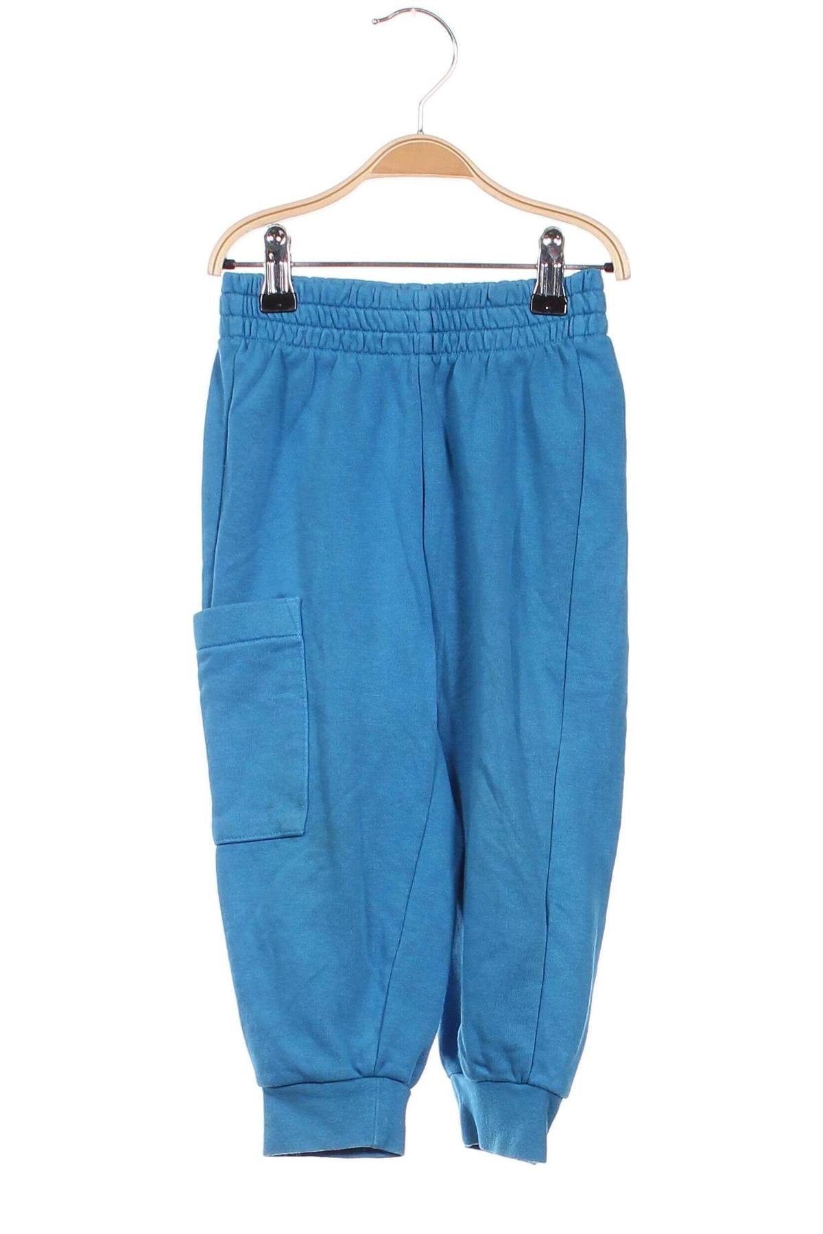 Pantaloni de trening, pentru copii Adidas, Mărime 3-4y/ 104-110 cm, Culoare Albastru, Preț 185,30 Lei
