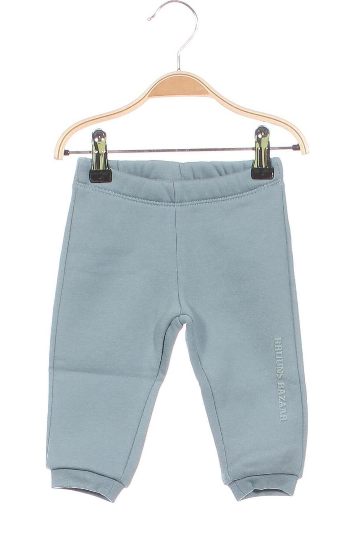 Pantaloni de trening, pentru copii Bruuns Bazaar, Mărime 3-6m/ 62-68 cm, Culoare Albastru, Preț 62,37 Lei