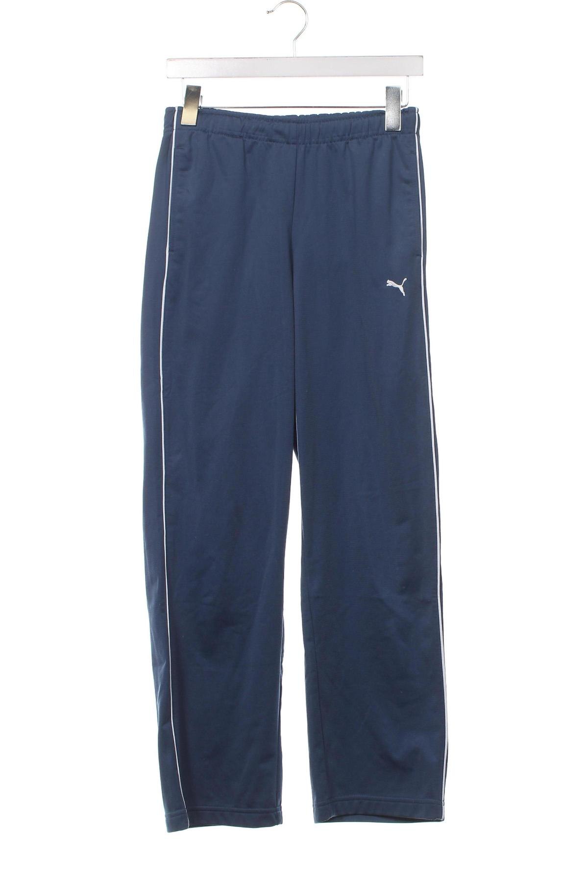 Pantaloni de trening, pentru copii PUMA, Mărime 13-14y/ 164-168 cm, Culoare Albastru, Preț 98,94 Lei