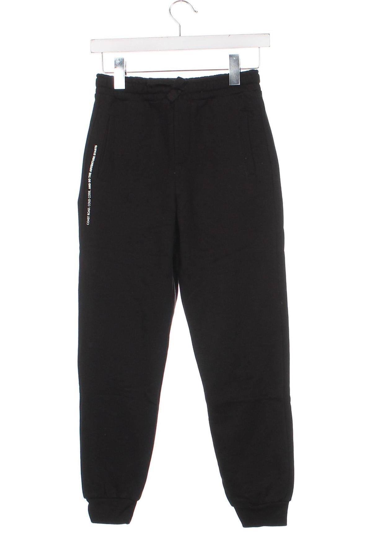 Pantaloni de trening, pentru copii Zara, Mărime 11-12y/ 152-158 cm, Culoare Negru, Preț 104,59 Lei