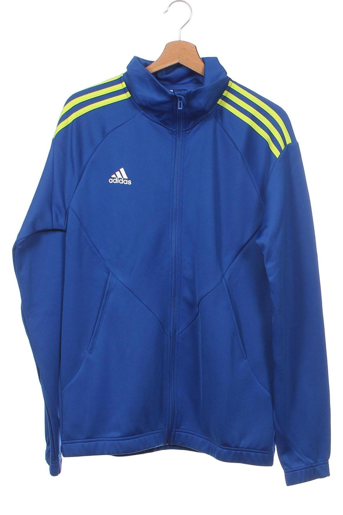 Παιδικό αθλητικό πάνω φόρμα Adidas, Μέγεθος 15-18y/ 170-176 εκ., Χρώμα Μπλέ, Τιμή 35,57 €