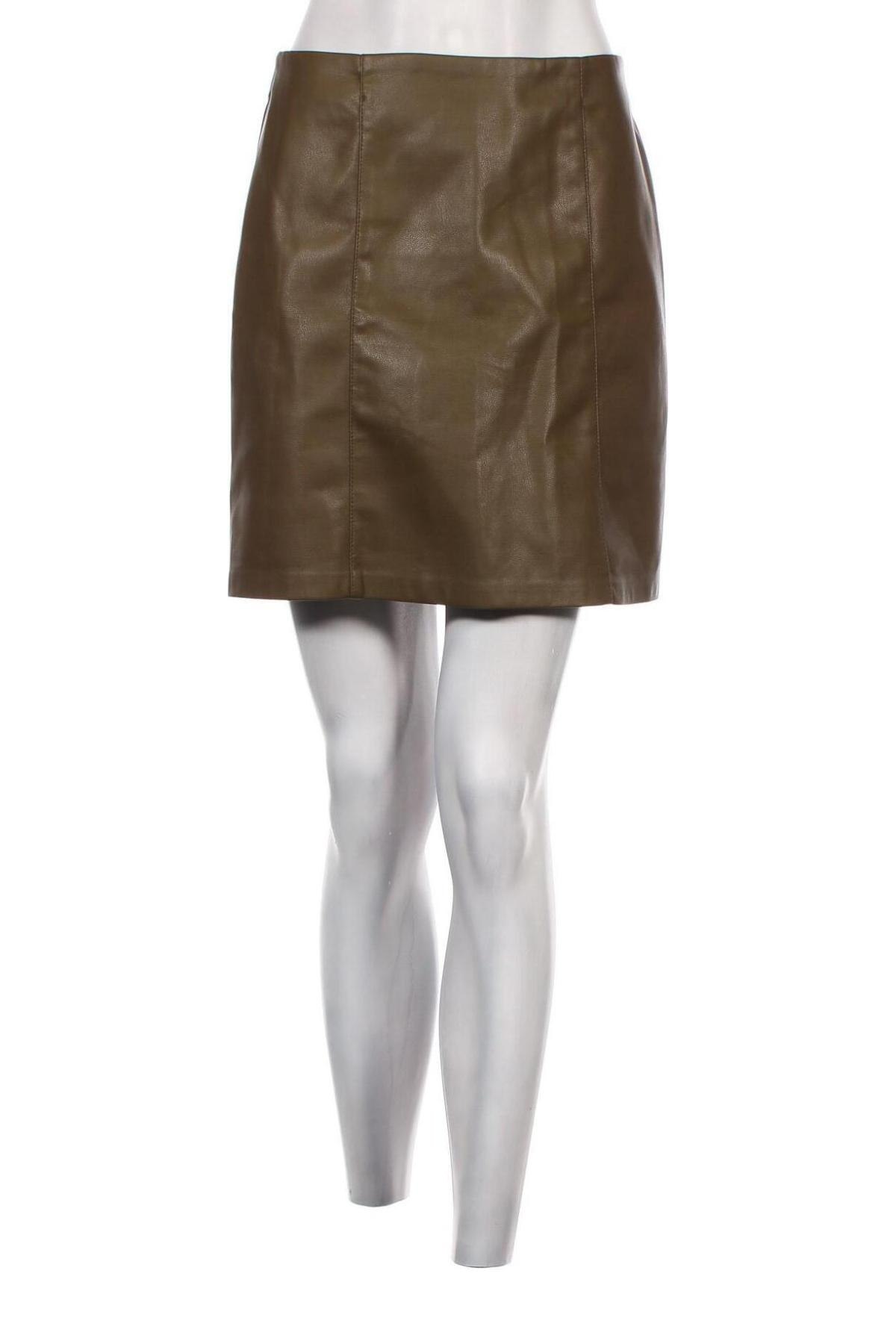 Kožená sukně  Amisu, Velikost S, Barva Zelená, Cena  126,00 Kč