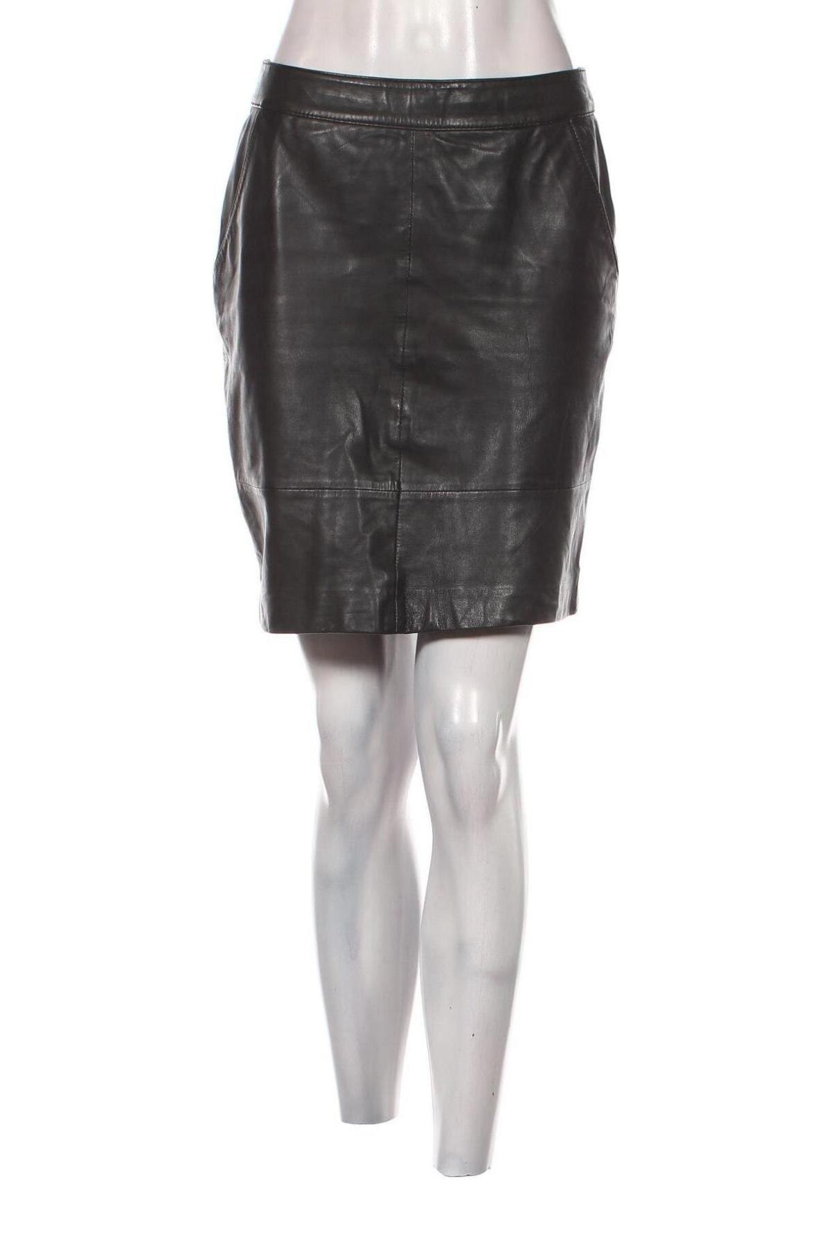 Kožená sukňa  Gestuz, Veľkosť S, Farba Čierna, Cena  43,70 €