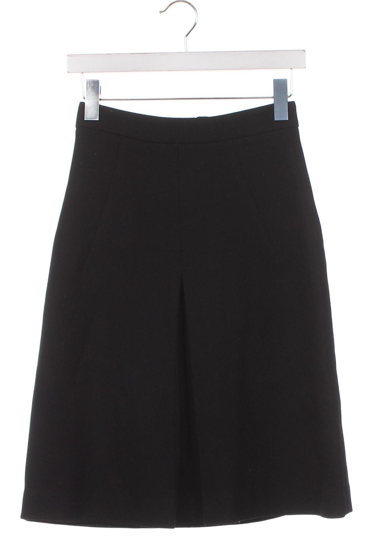 Δερμάτινη φούστα Zara, Μέγεθος XS, Χρώμα Μαύρο, Τιμή 10,41 €