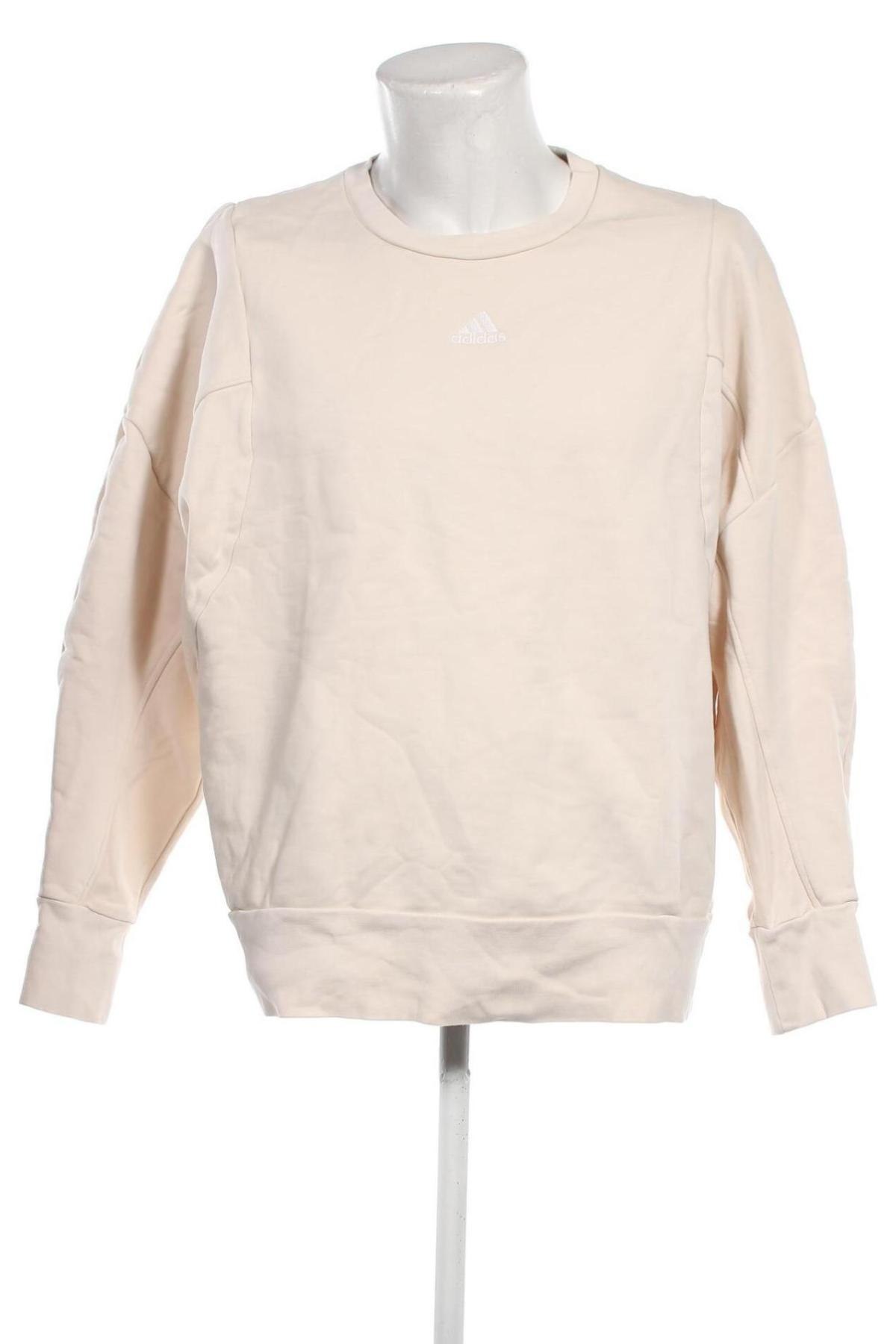 Ανδρική μπλούζα Adidas, Μέγεθος XL, Χρώμα  Μπέζ, Τιμή 21,03 €
