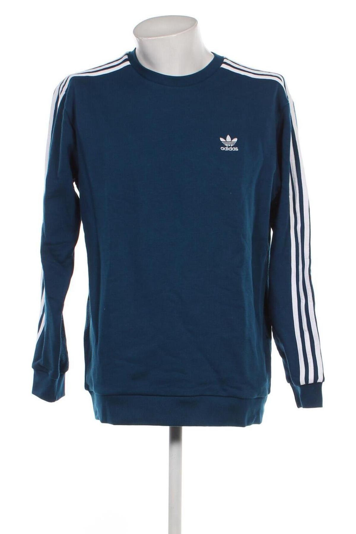 Bluză de bărbați Adidas Originals, Mărime L, Culoare Albastru, Preț 253,29 Lei