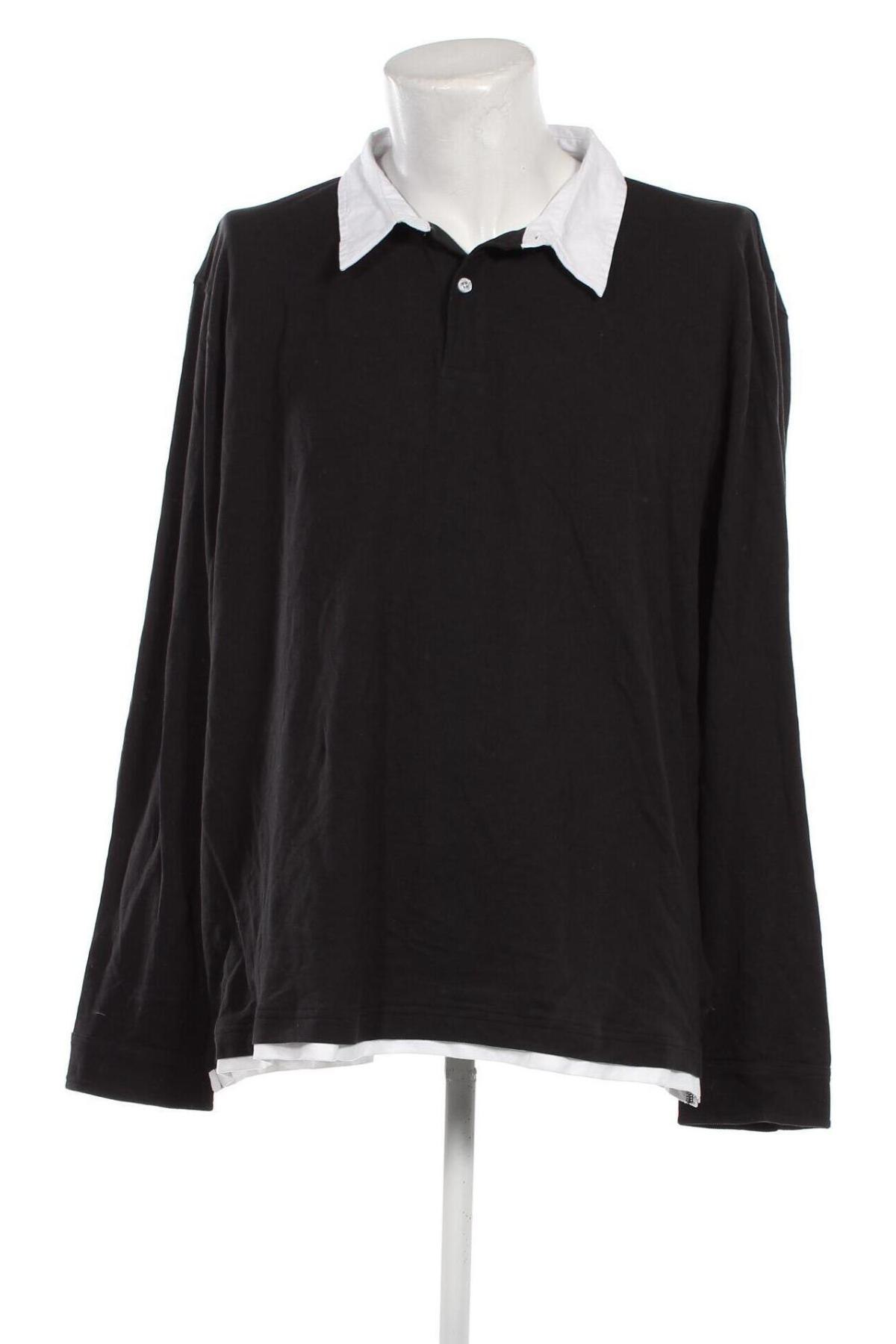 Мъжка блуза Bpc Bonprix Collection, Размер XXL, Цвят Черен, Цена 10,26 лв.