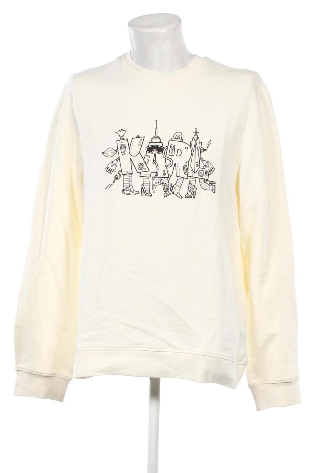 Pánské tričko  Karl Lagerfeld, Velikost XL, Barva Krémová, Cena  2 565,00 Kč