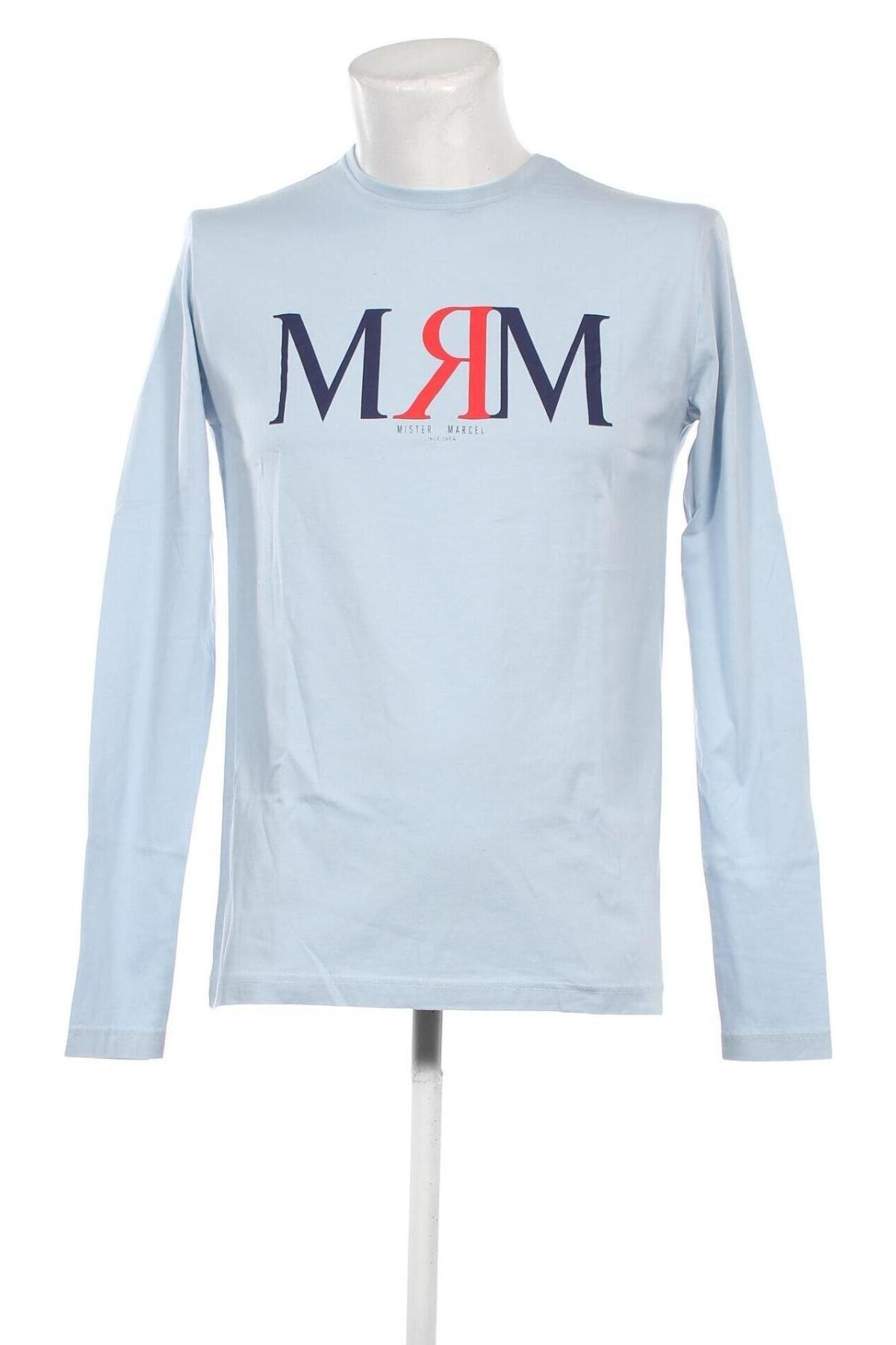 Ανδρική μπλούζα Mister Marcel, Μέγεθος M, Χρώμα Μπλέ, Τιμή 20,77 €