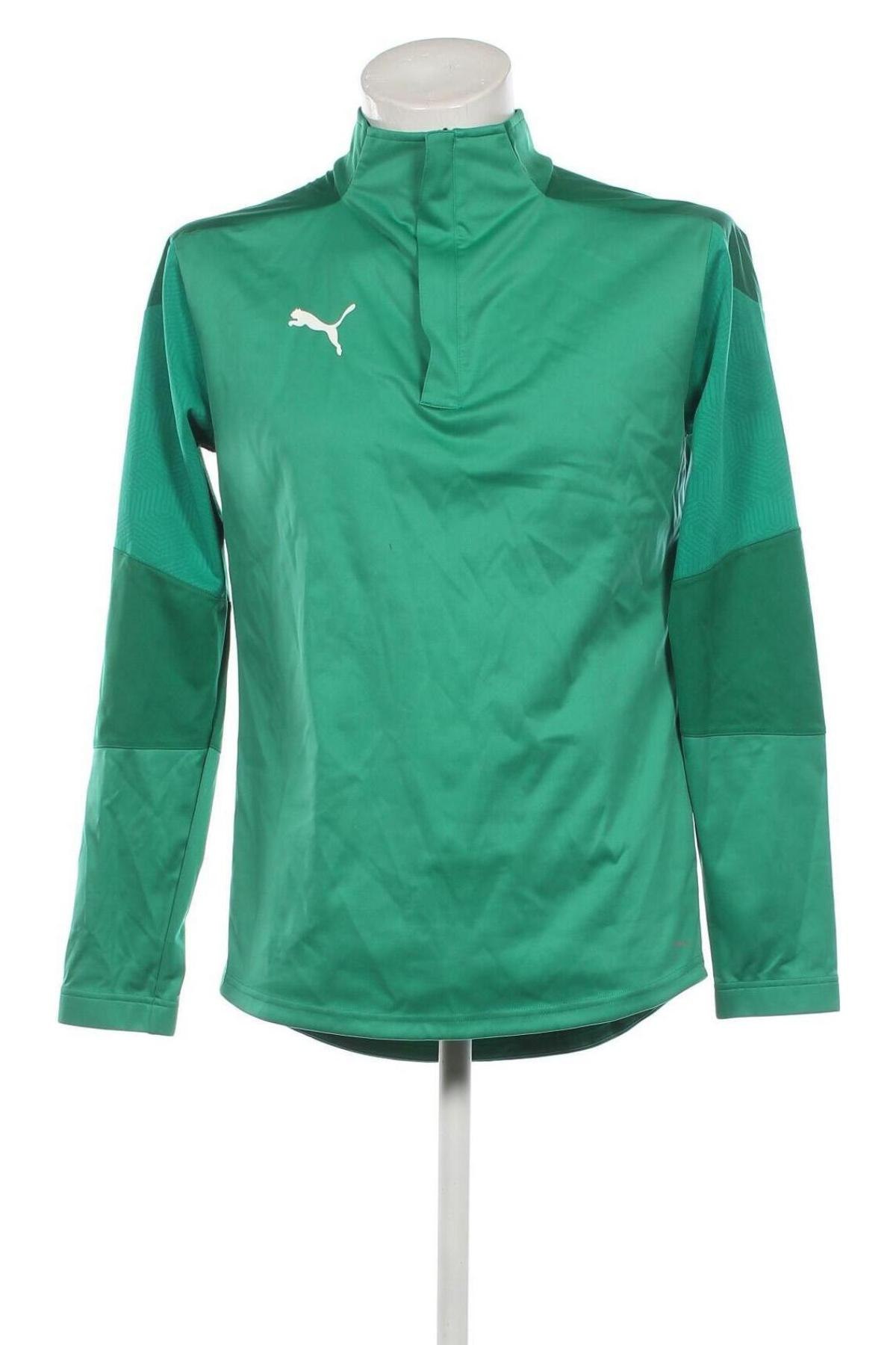Ανδρική μπλούζα PUMA, Μέγεθος M, Χρώμα Πράσινο, Τιμή 21,03 €