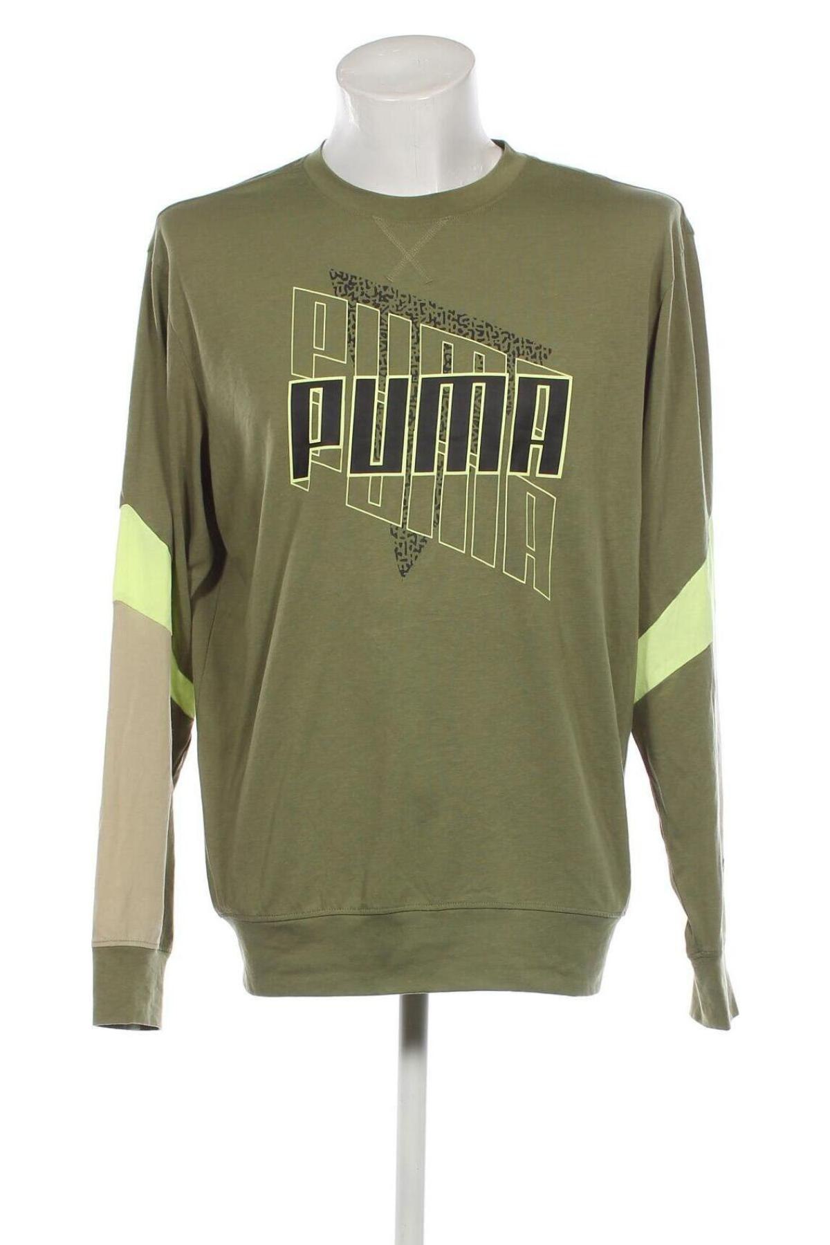 Pánské tričko  PUMA, Velikost L, Barva Zelená, Cena  325,00 Kč
