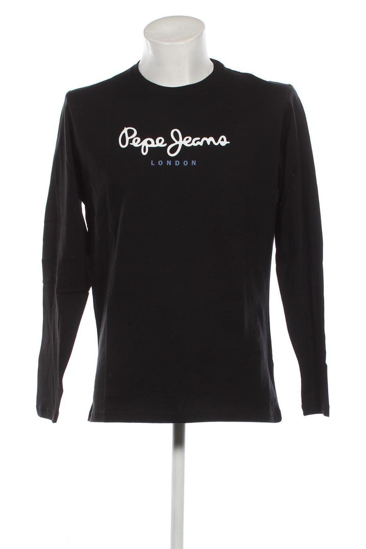 Ανδρική μπλούζα Pepe Jeans, Μέγεθος L, Χρώμα Μαύρο, Τιμή 50,66 €