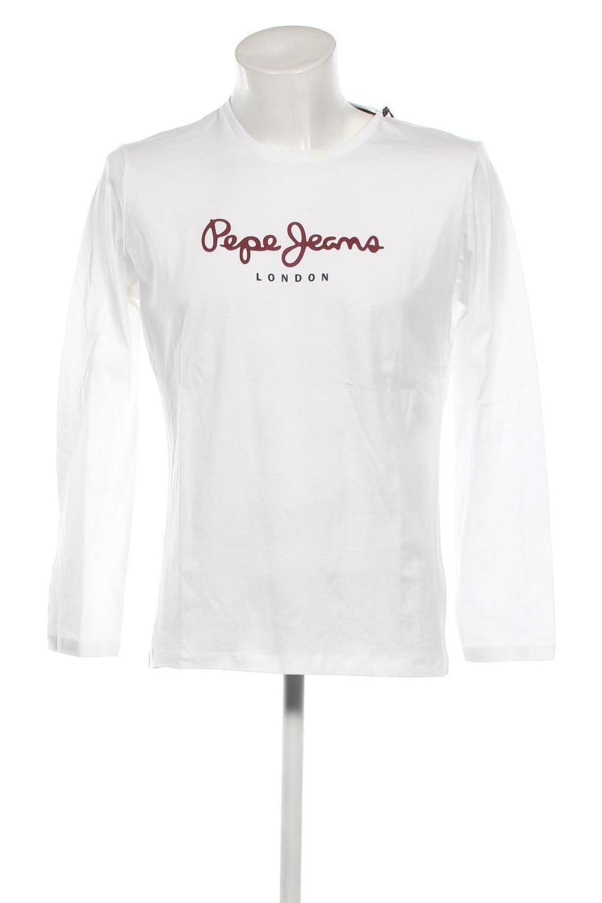 Ανδρική μπλούζα Pepe Jeans, Μέγεθος L, Χρώμα Λευκό, Τιμή 50,66 €