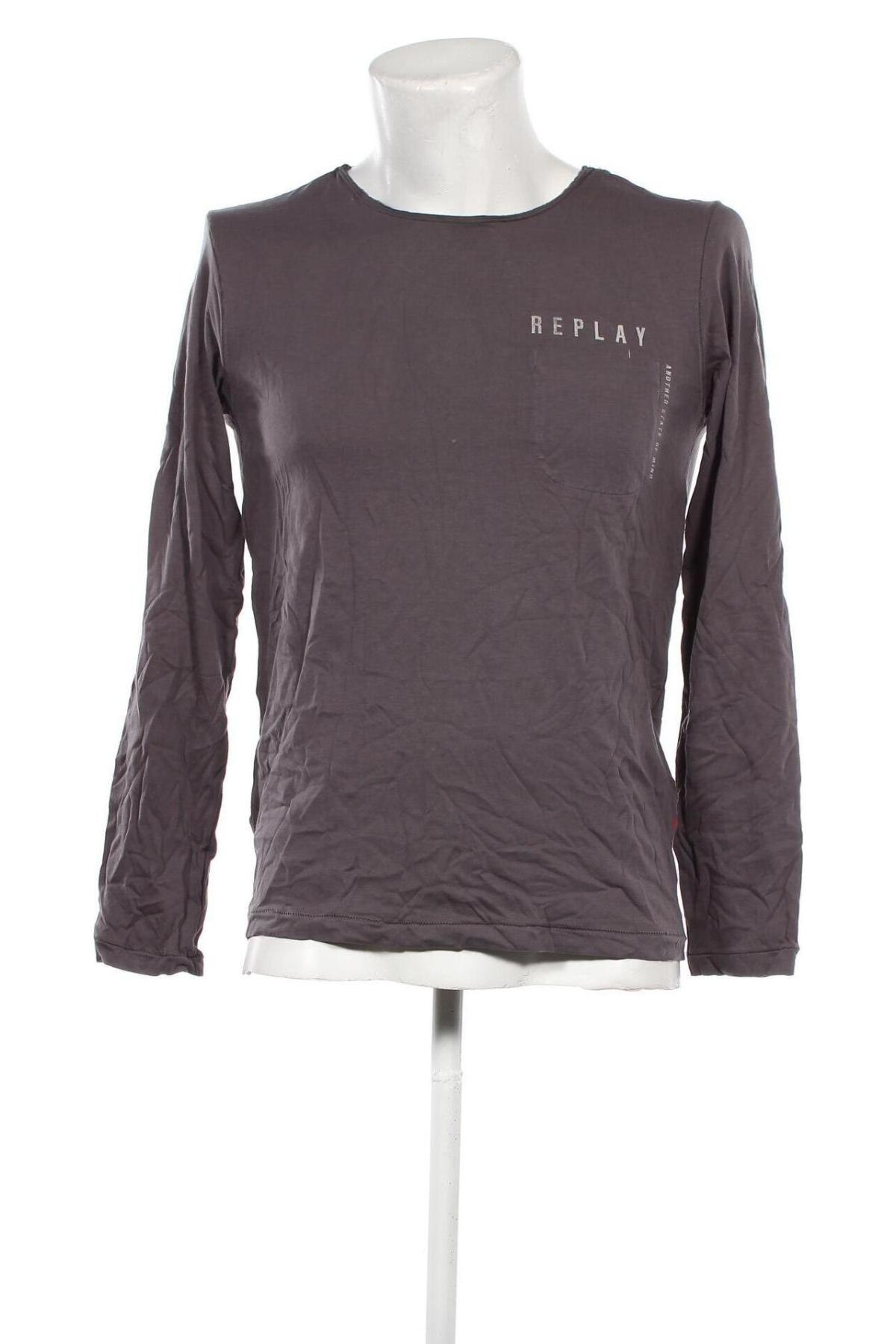 Herren Shirt Replay, Größe S, Farbe Grau, Preis € 57,20