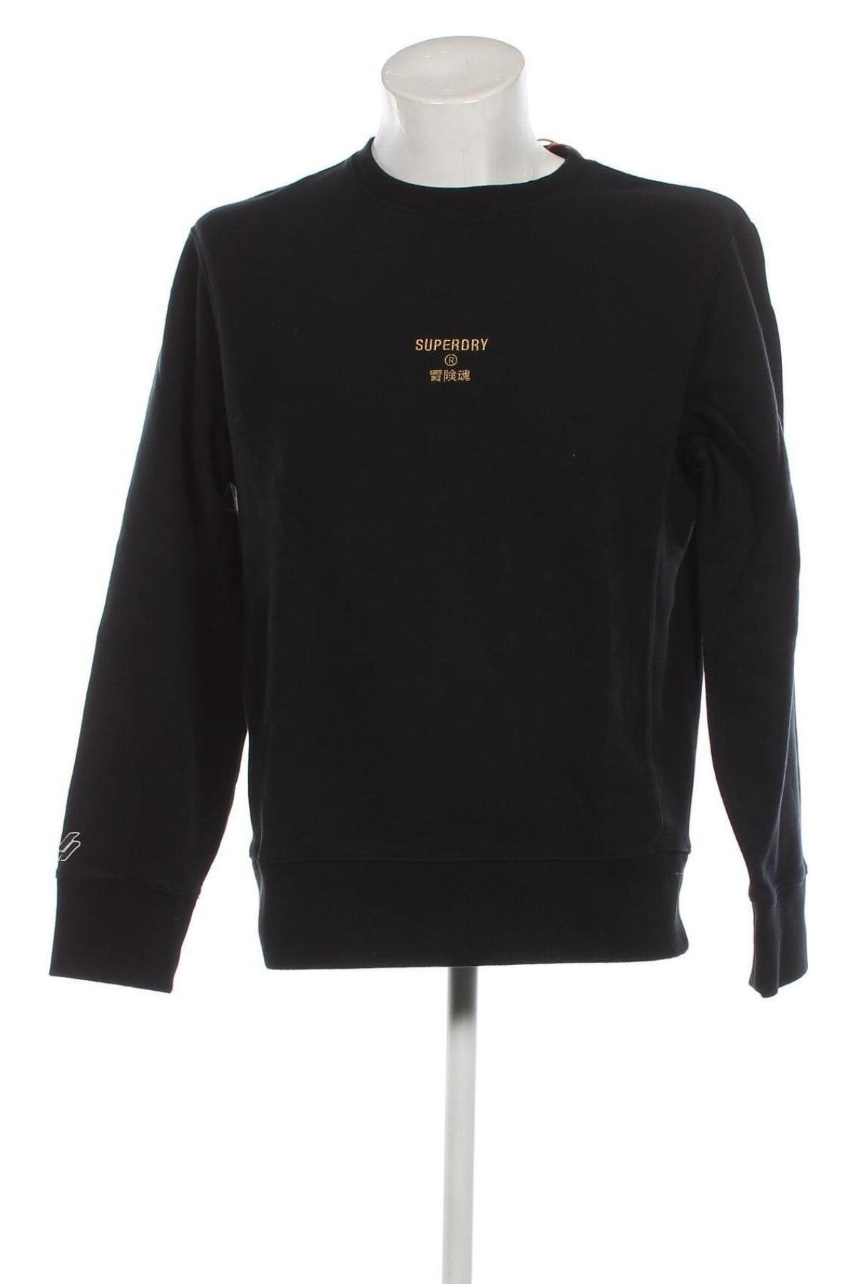 Ανδρική μπλούζα Superdry, Μέγεθος M, Χρώμα Μαύρο, Τιμή 32,83 €