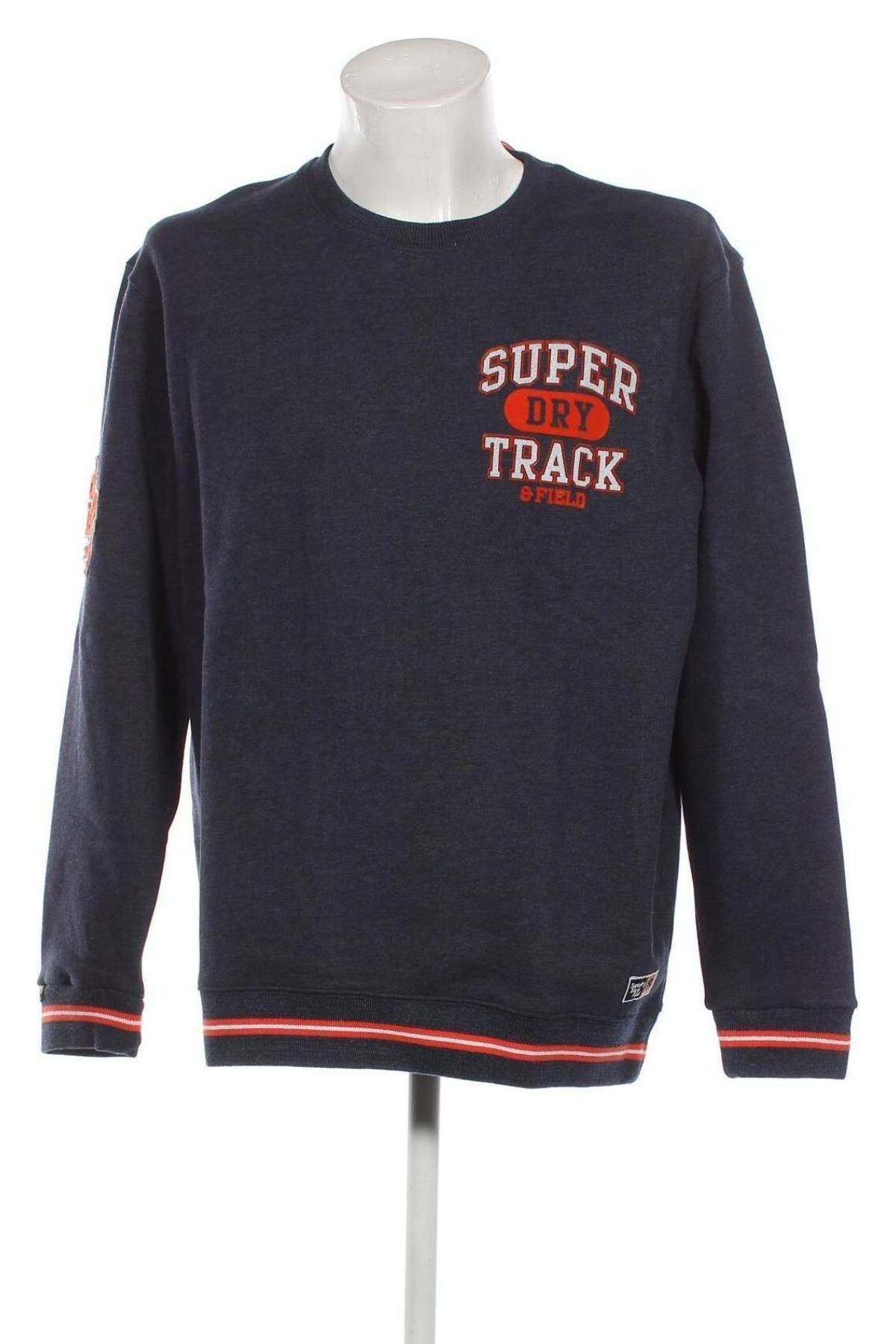 Ανδρική μπλούζα Superdry, Μέγεθος XL, Χρώμα Μπλέ, Τιμή 33,92 €