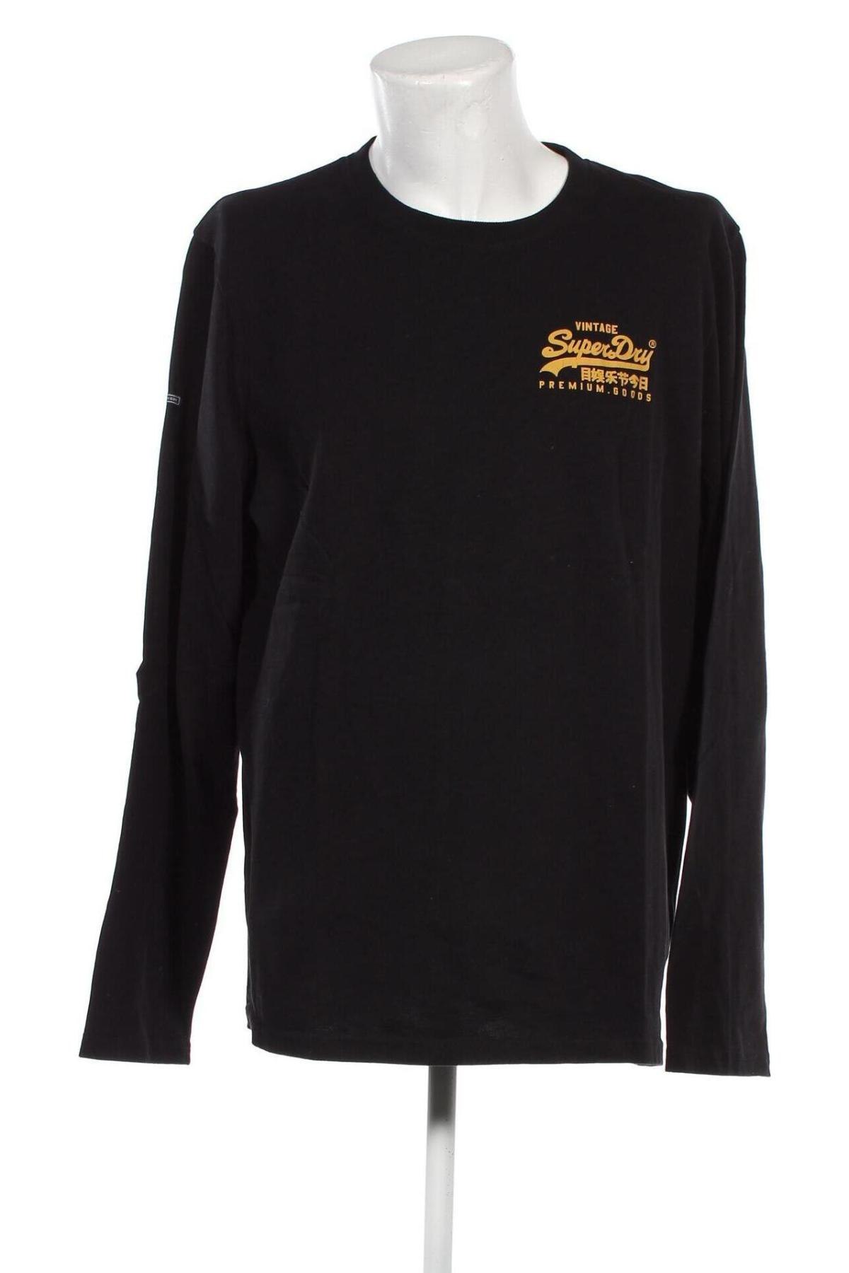 Herren Shirt Superdry, Größe 3XL, Farbe Schwarz, Preis 28,86 €