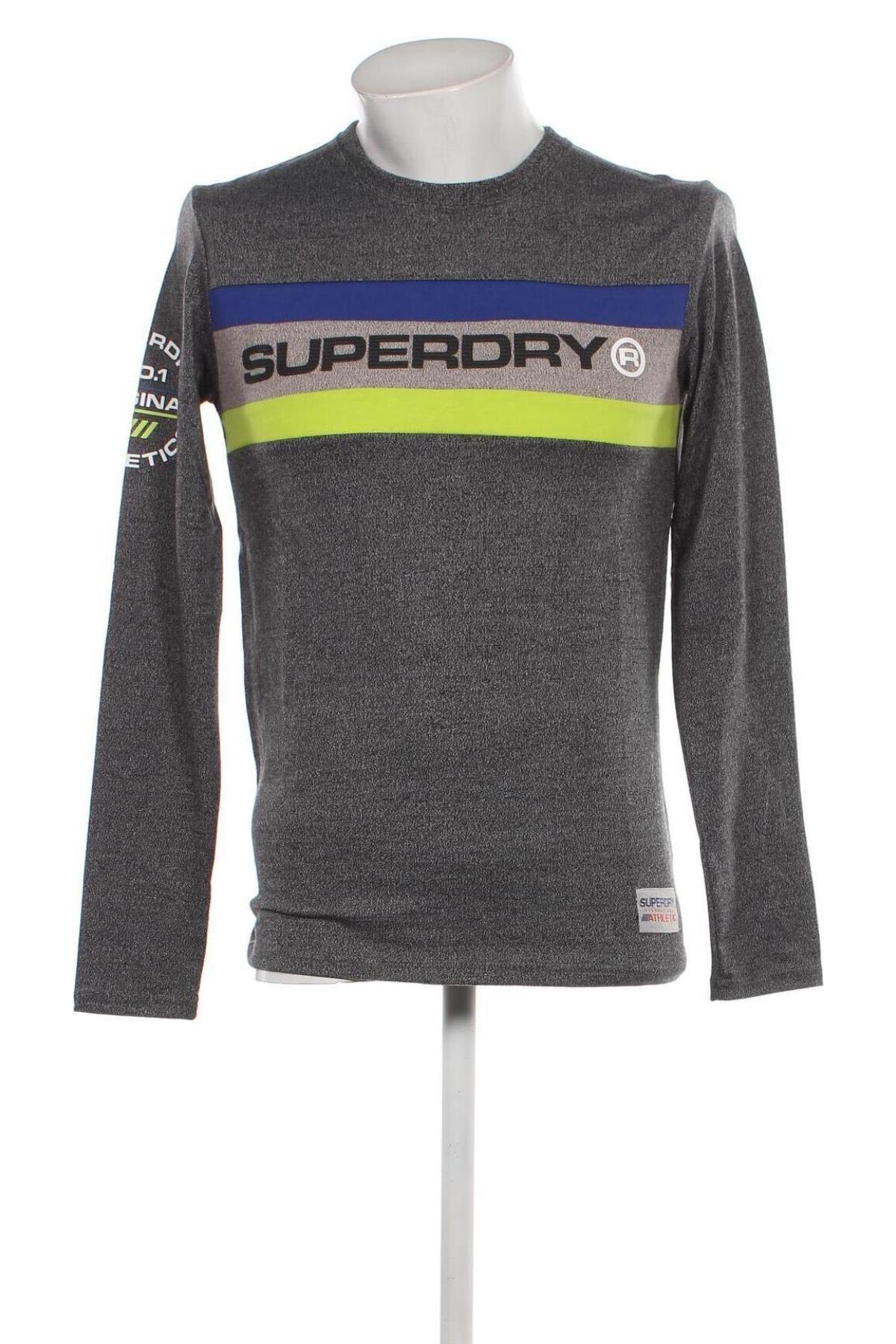 Ανδρική μπλούζα Superdry, Μέγεθος S, Χρώμα Γκρί, Τιμή 35,00 €